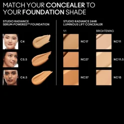 M.A.C Cosmetics Studio Radiance 24hr Luminous Lift Concealer NC17 11ml (0.37floz)