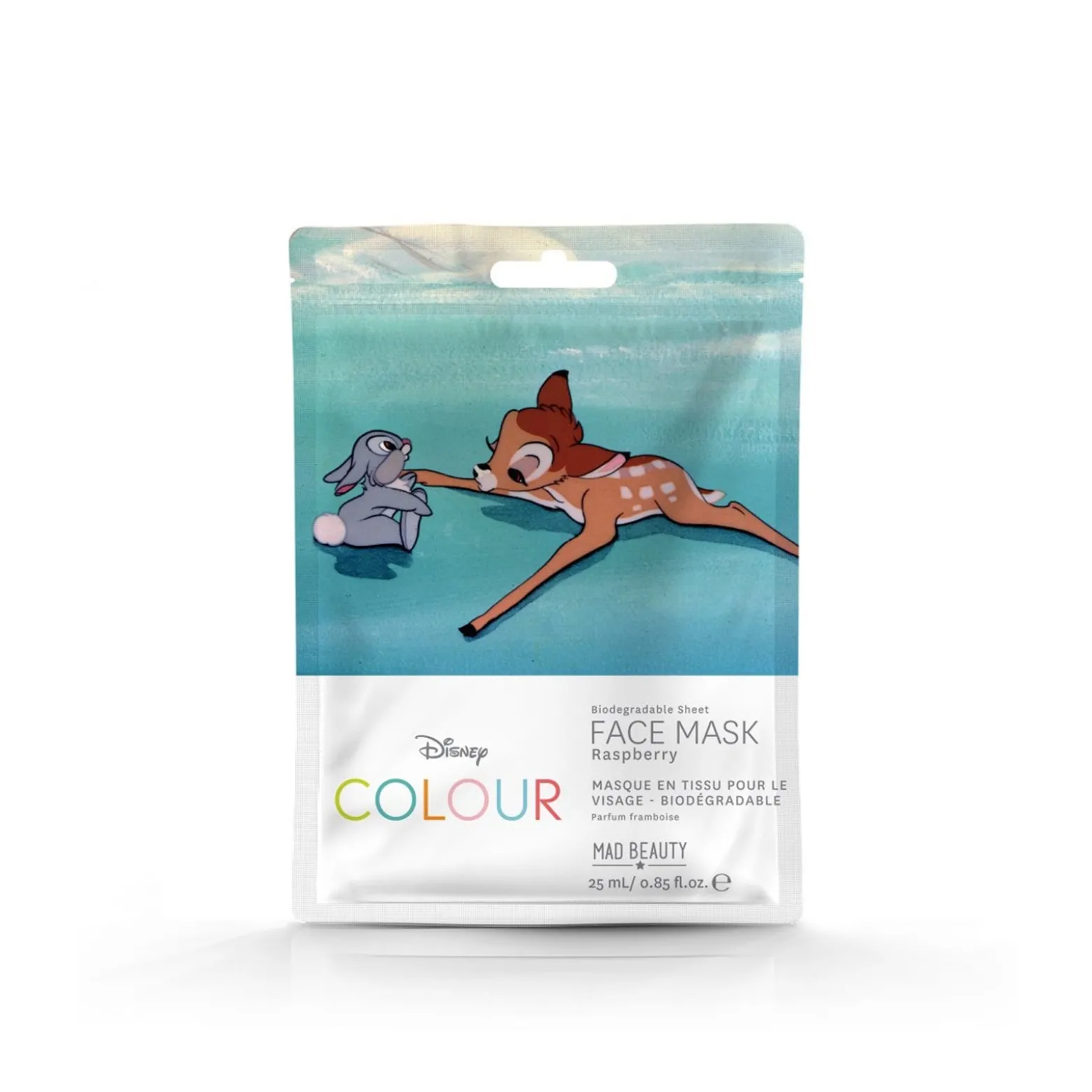 Mad Beauty Disney Color Bambi Sheet Face Mask Raspberry 25ml (0.85 fl oz)