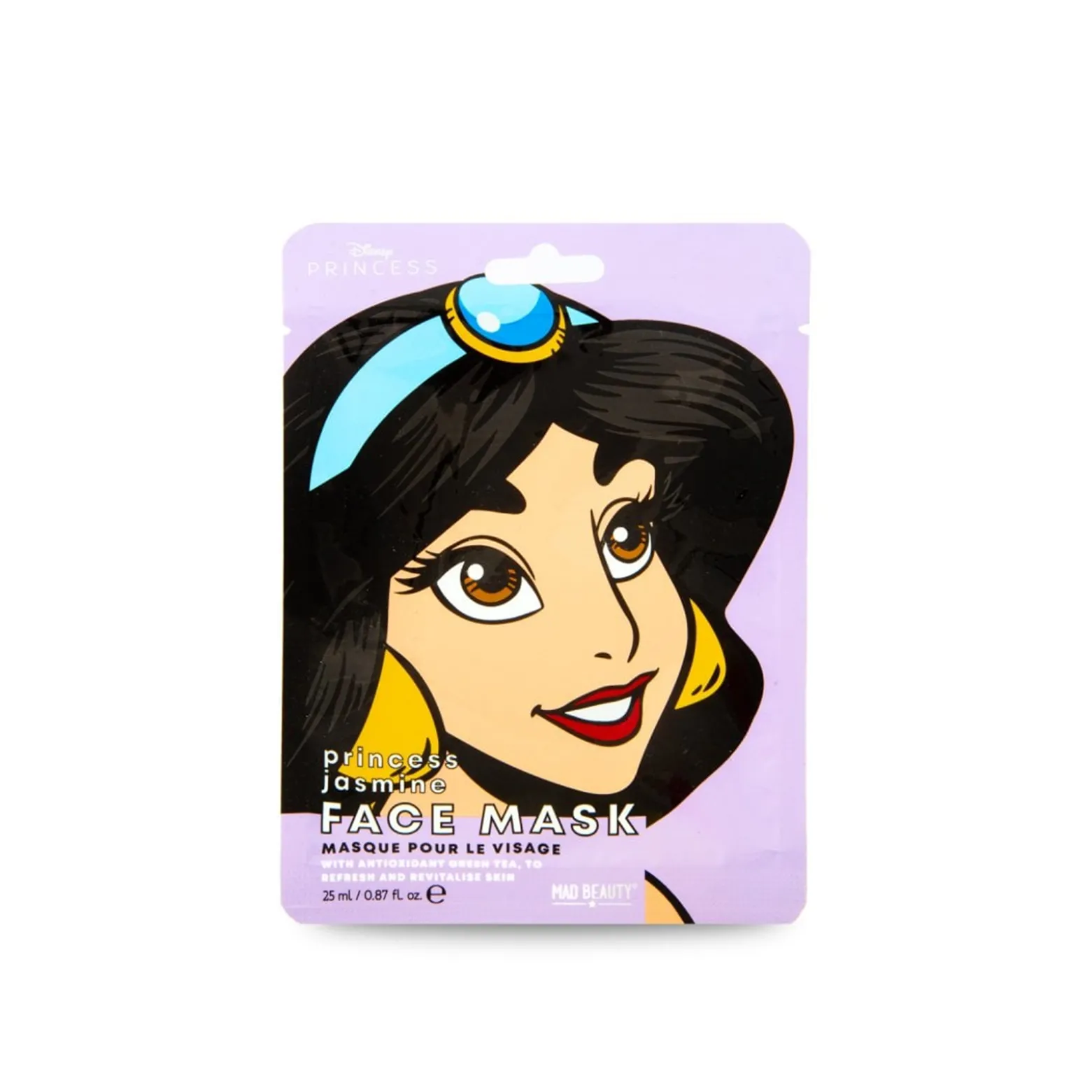 Mad Beauty Disney Princess Jasmine Sheet Face Mask 25ml (0.87 fl oz)