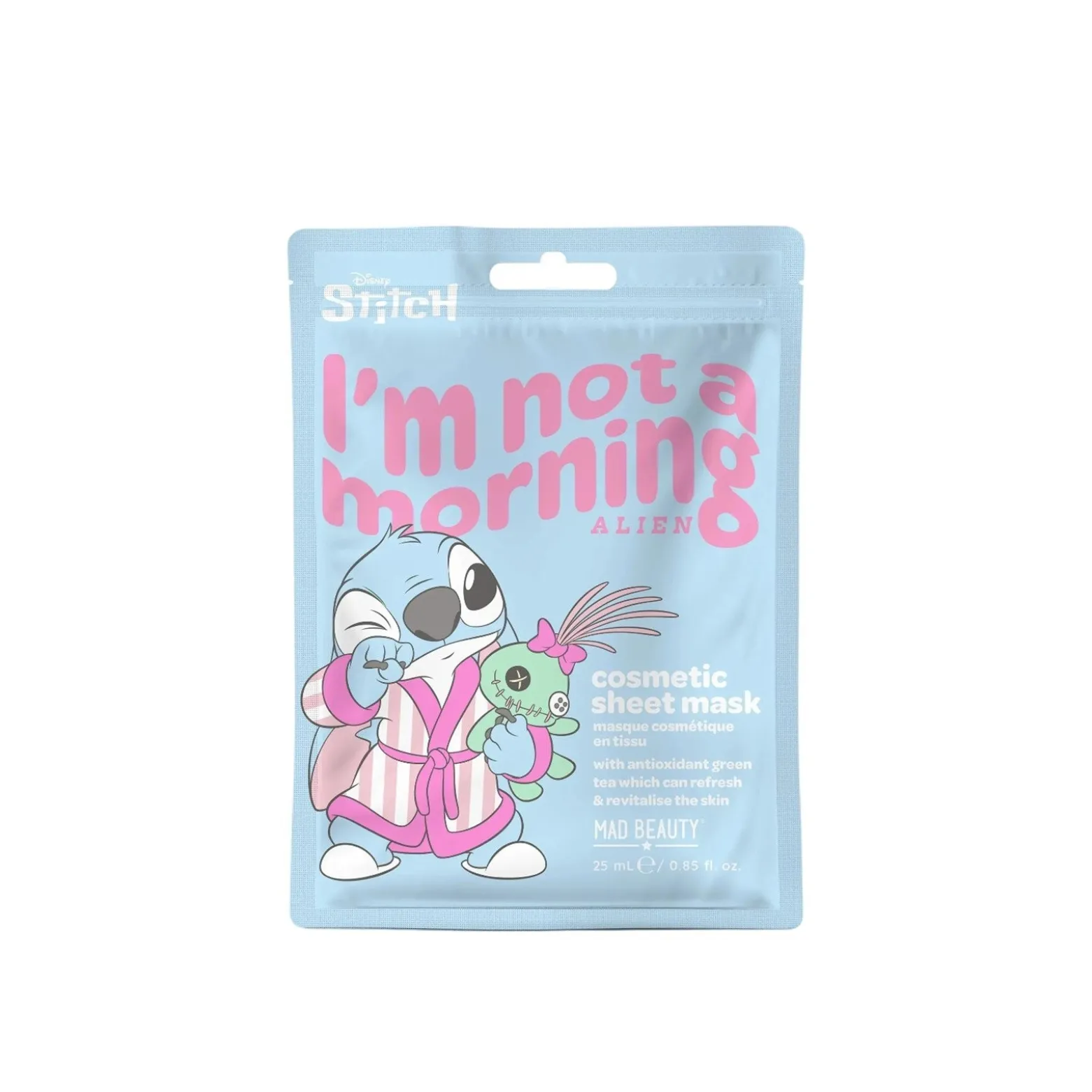 Mad Beauty Disney Stitch Cosmetic Sheet Mask 25ml (0.85floz)