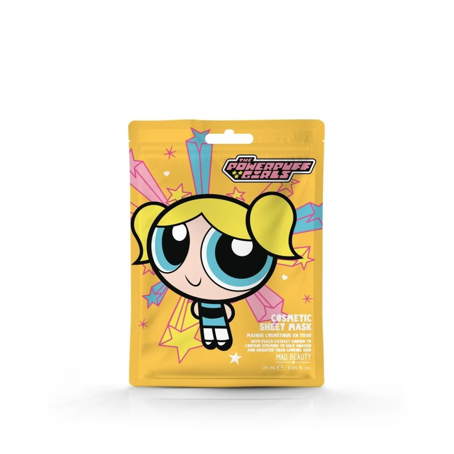 Mad Beauty Powerpuff Girls Super Cute Cosmetic Sheet Mask Bubbles 25ml (0.85floz)