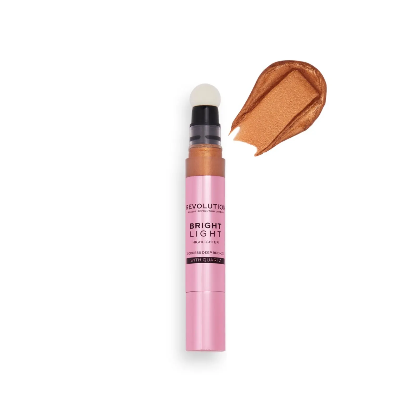 Makeup Revolution Bright Light Highlighter Goddess Deep Bronze 3ml (0.10 fl oz)