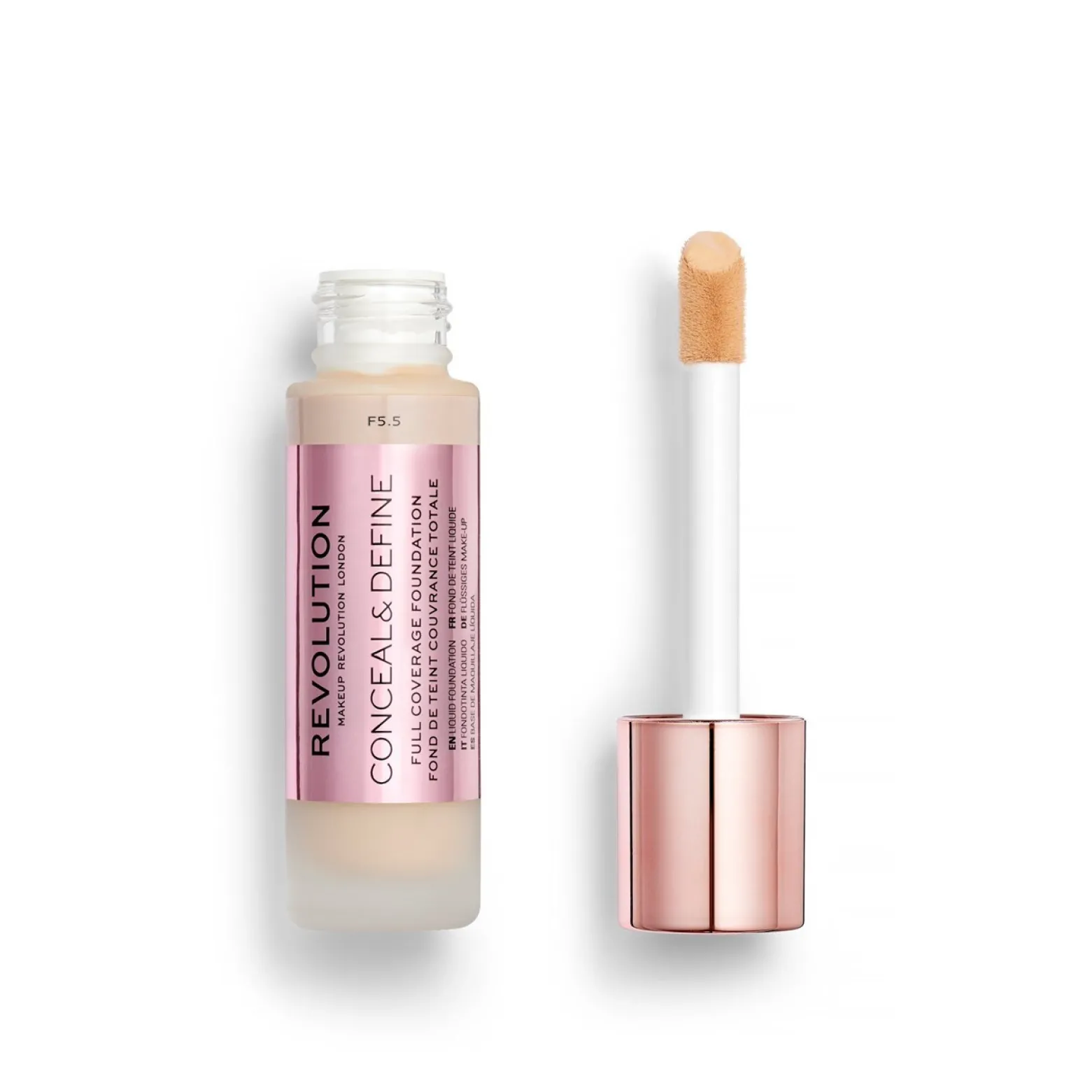 Makeup Revolution Conceal & Define Foundation F5.5 23ml (0.78fl oz)