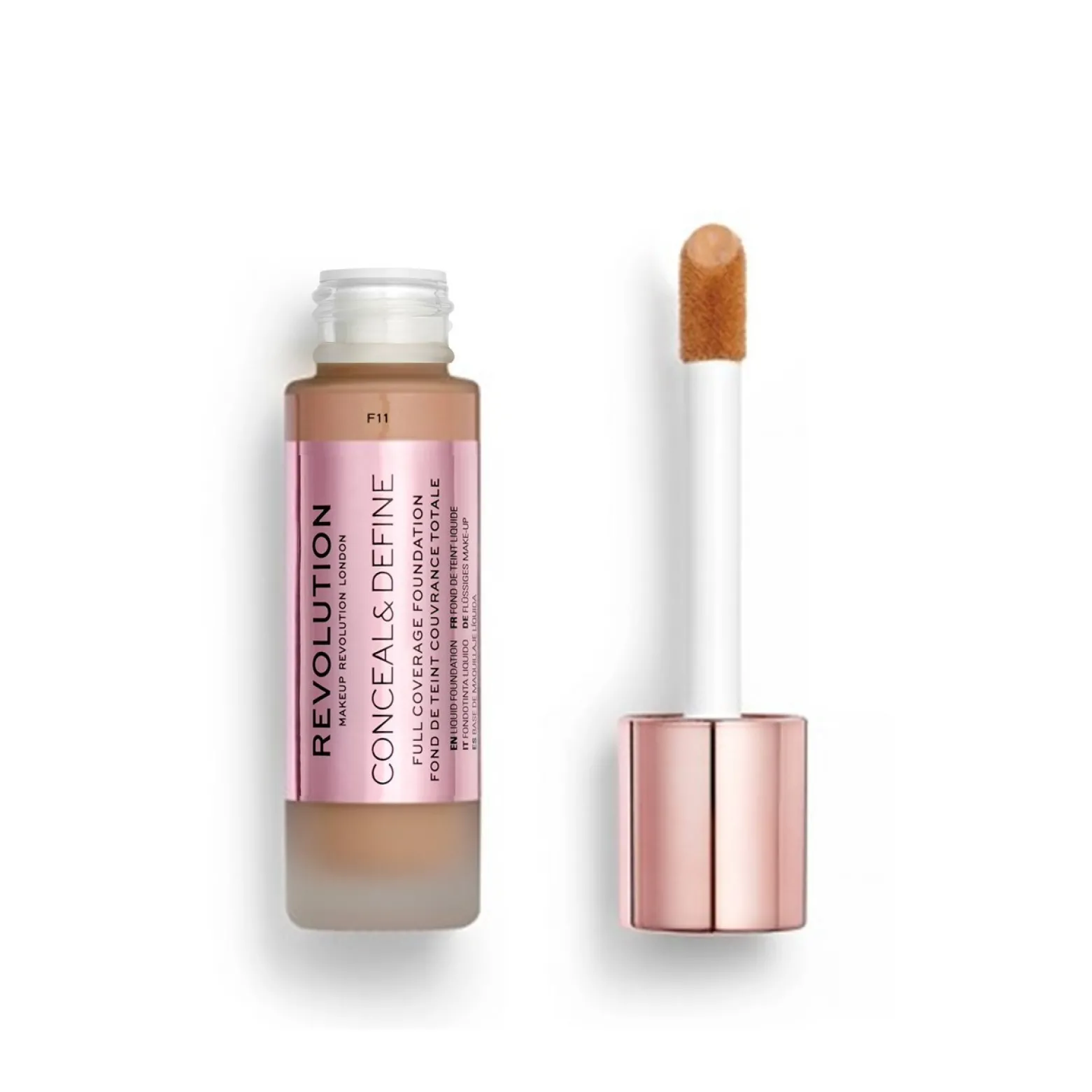 Makeup Revolution Conceal & Define Foundation F11 23ml (0.78fl oz)