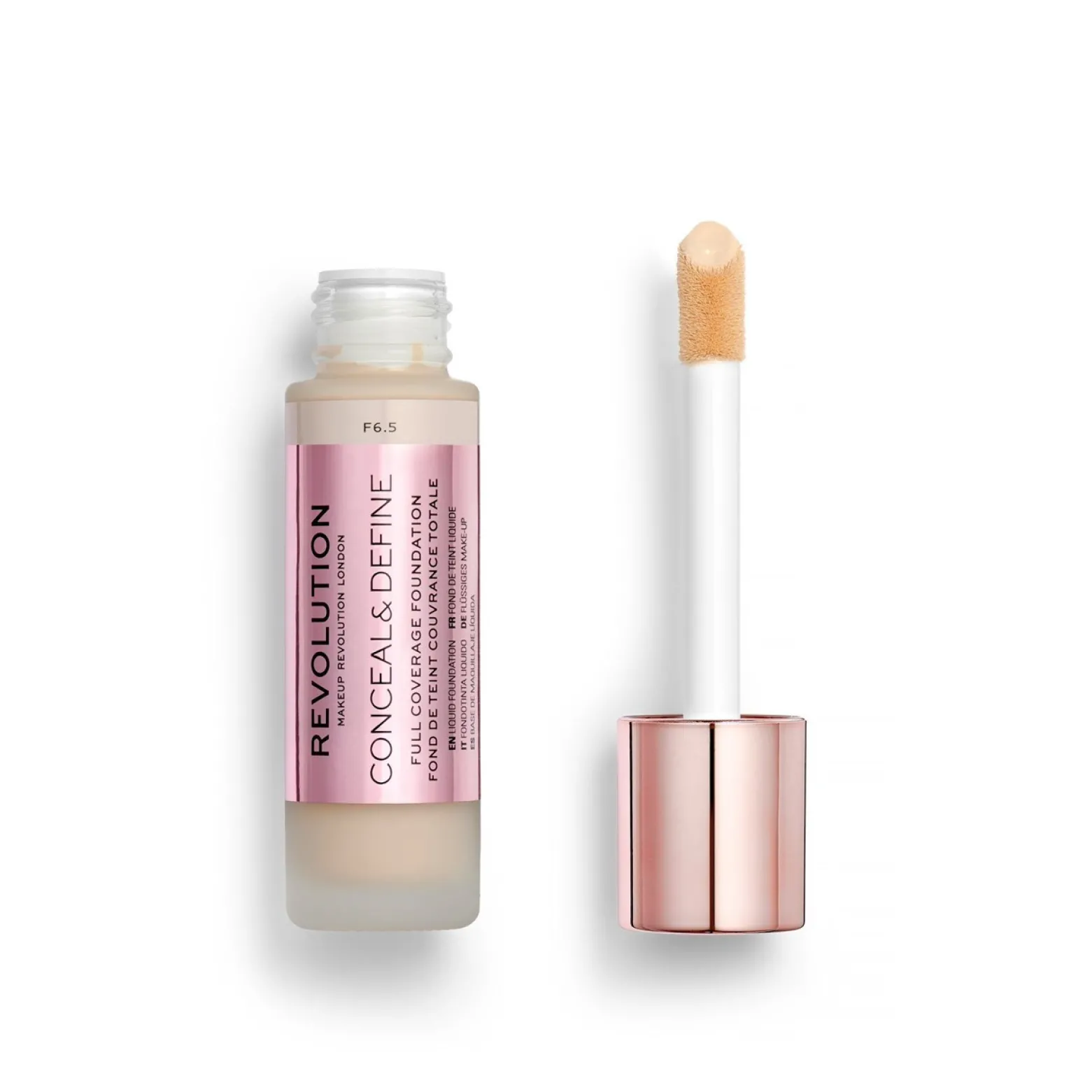 Makeup Revolution Conceal & Define Foundation F6.5 23ml (0.78fl oz)