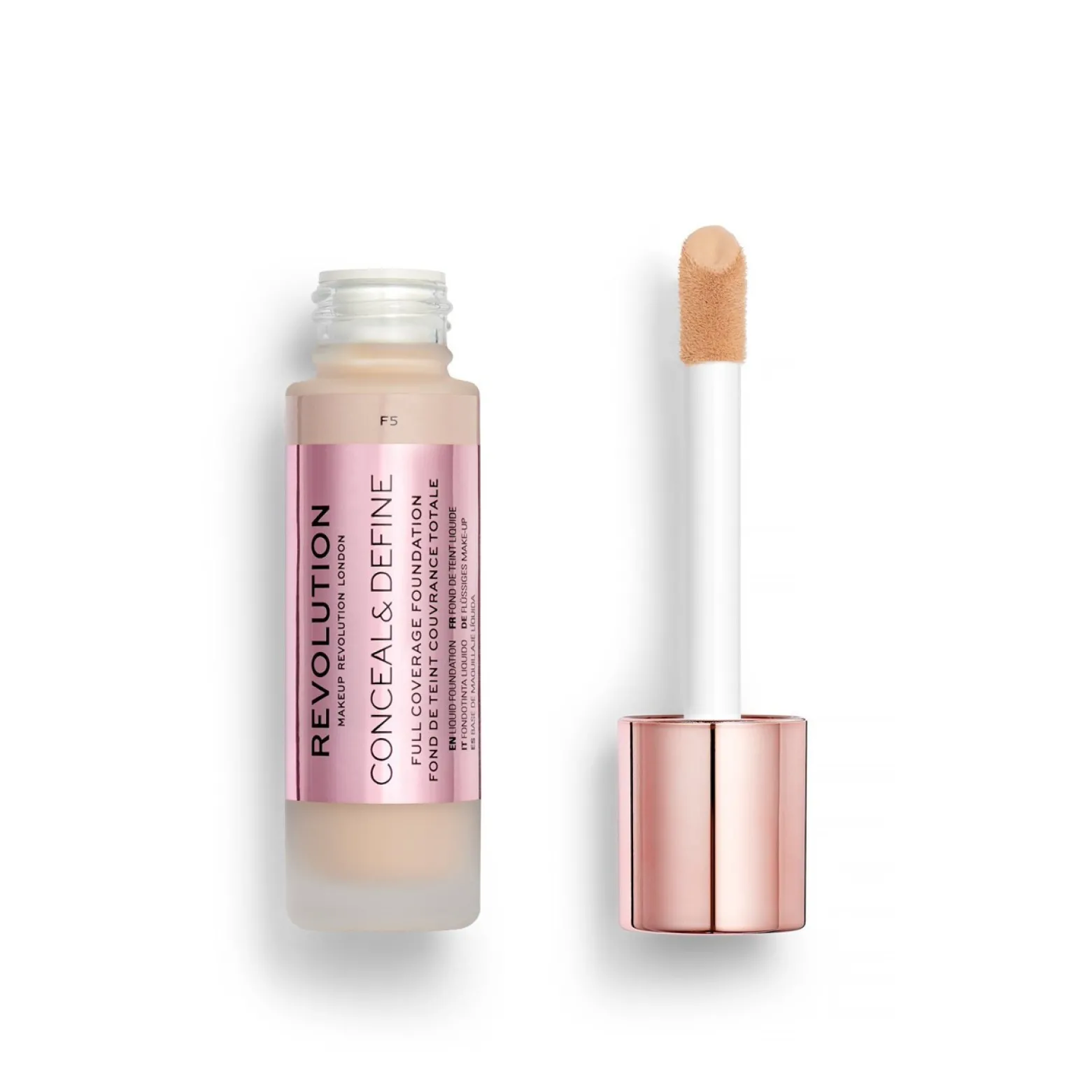 Makeup Revolution Conceal & Define Foundation F5 23ml (0.78fl oz)