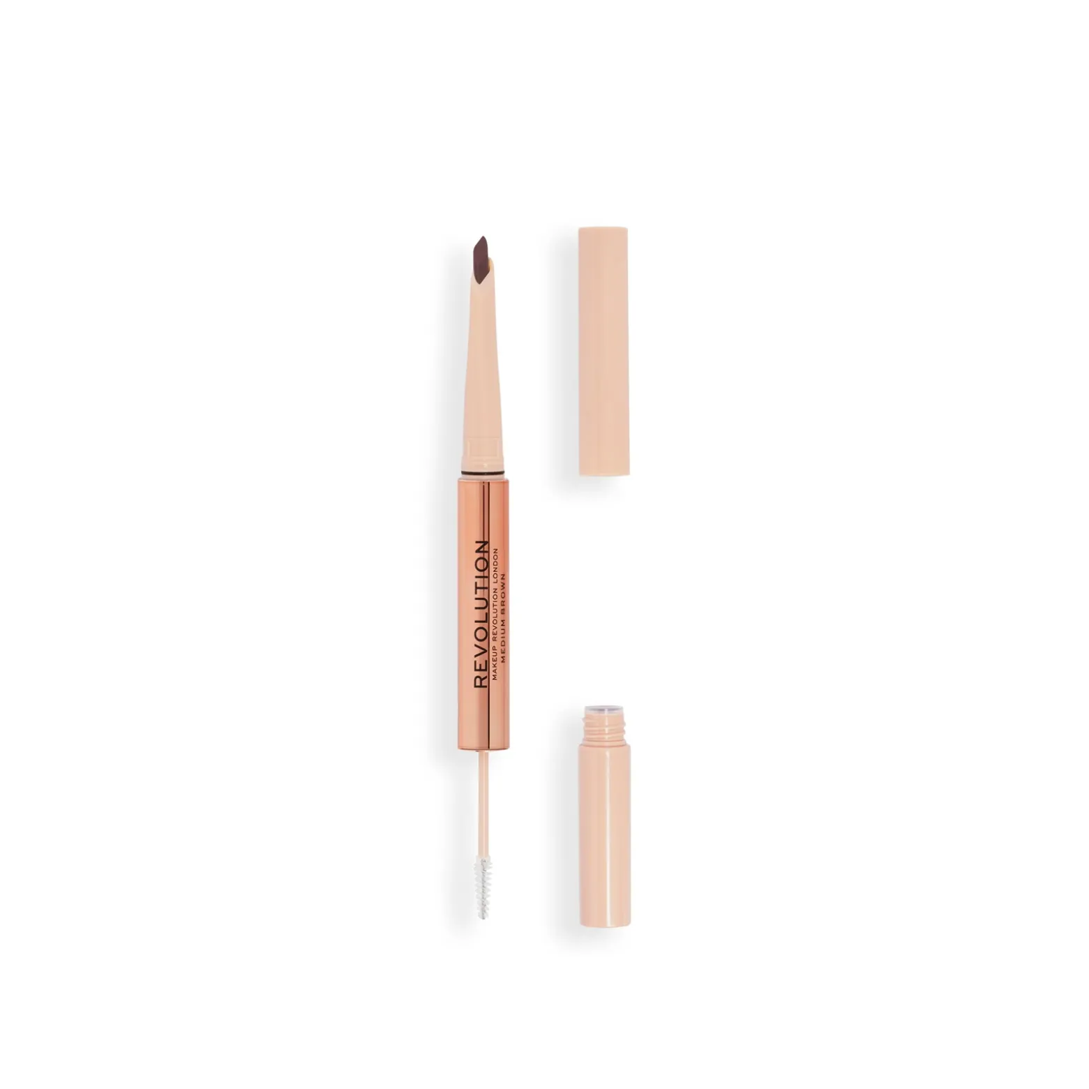 Makeup Revolution Fluffy Brow Duo Medium Brown