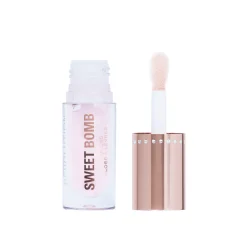 Makeup Revolution Sweet Bomb Lip Gloss Candyfloss Pink Glitter 4.5ml (0.15floz)