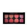 Makeup Revolution Ultra Blush Palette Sugar & Spice 1.6g x8 (8x0.06oz)