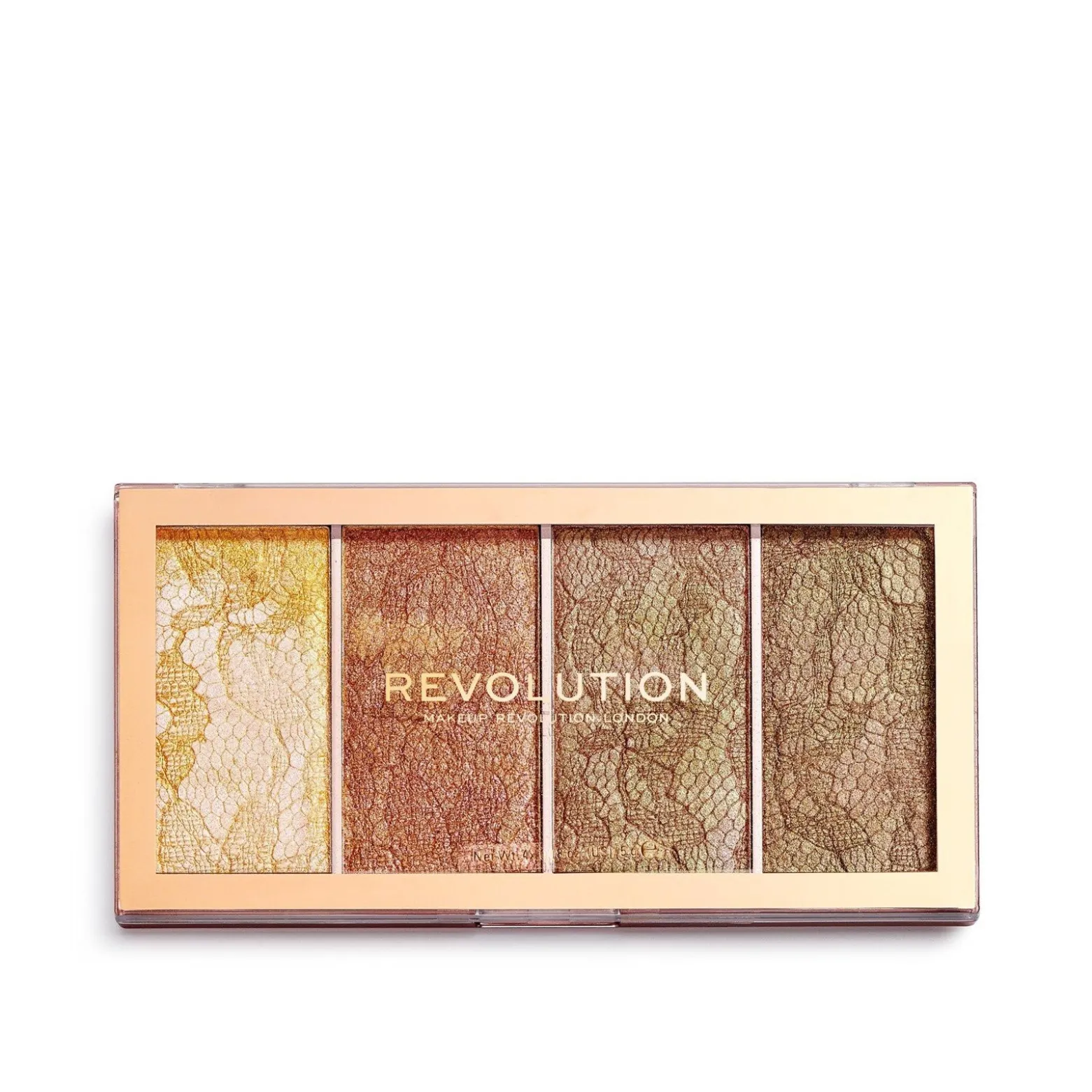 Makeup Revolution Vintage Metallic Cream-Powder Highlighter Palette