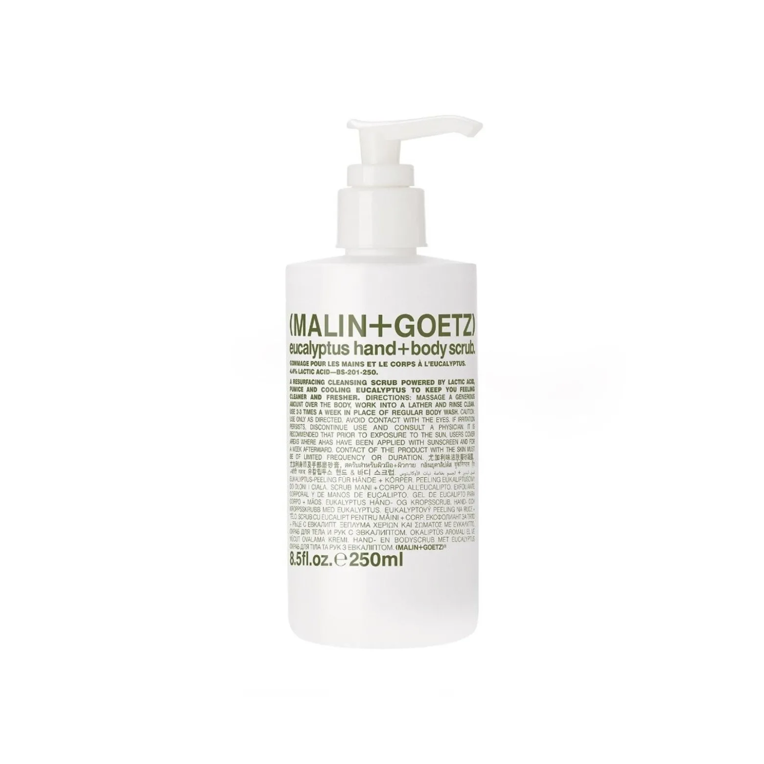 MALIN+GOETZ Eucalyptus Hand + Body Scrub 250ml (8.5floz)