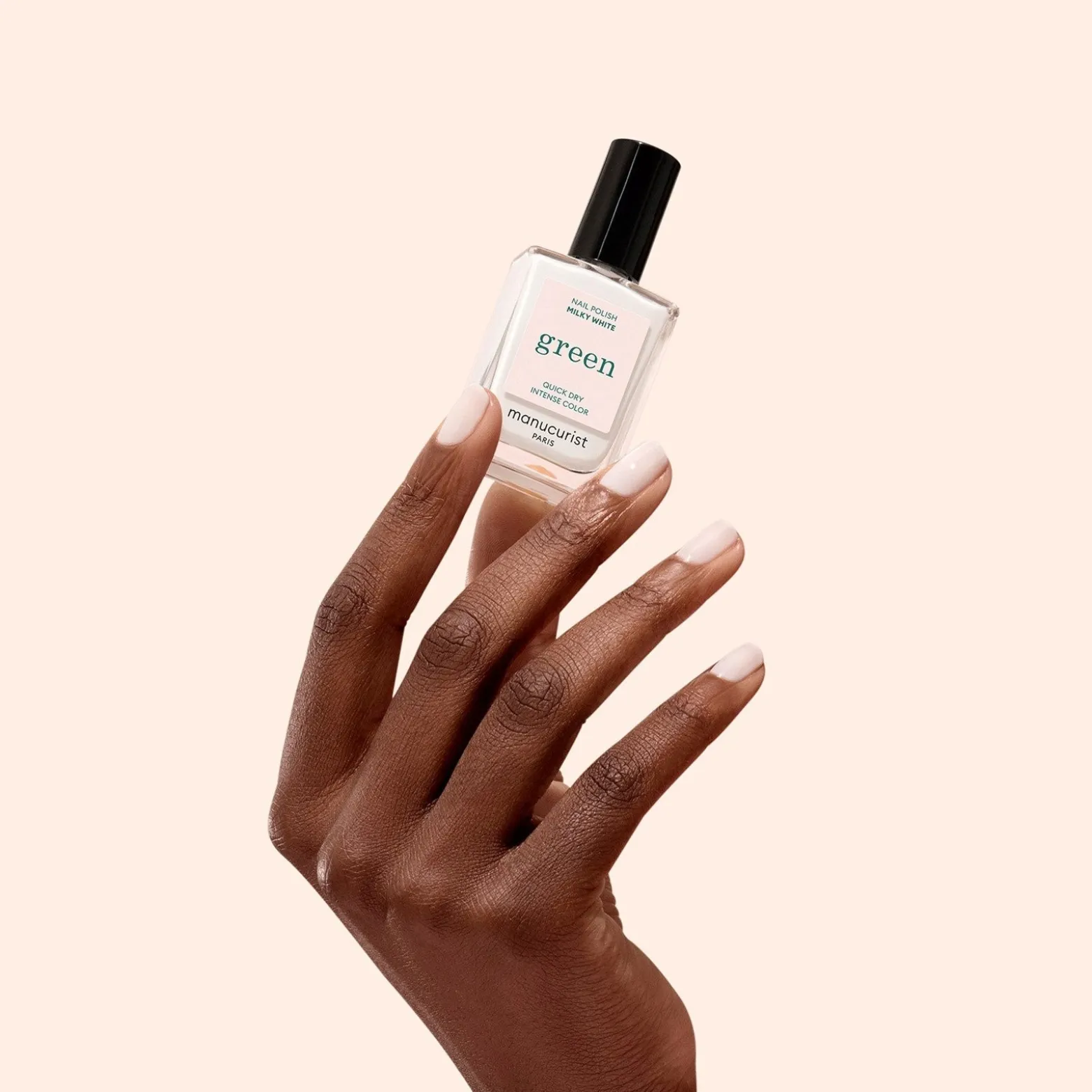 Manucurist Green Nail Polish Milky White 15ml (0.51floz)