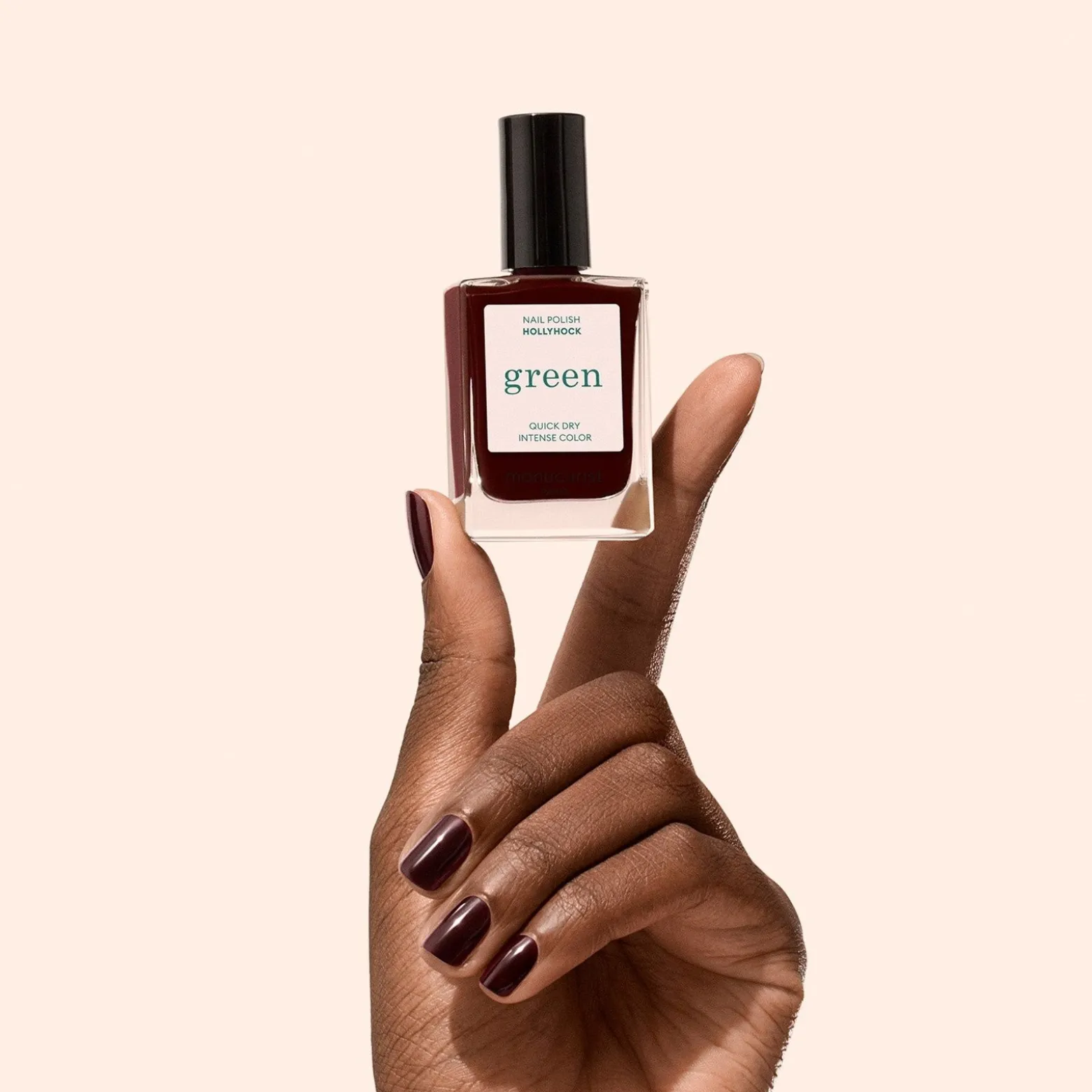 Manucurist Green Nail Polish Hollyhock 15ml (0.51floz)