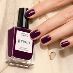 Manucurist Green Nail Polish Aubergine 15ml (0.51floz)