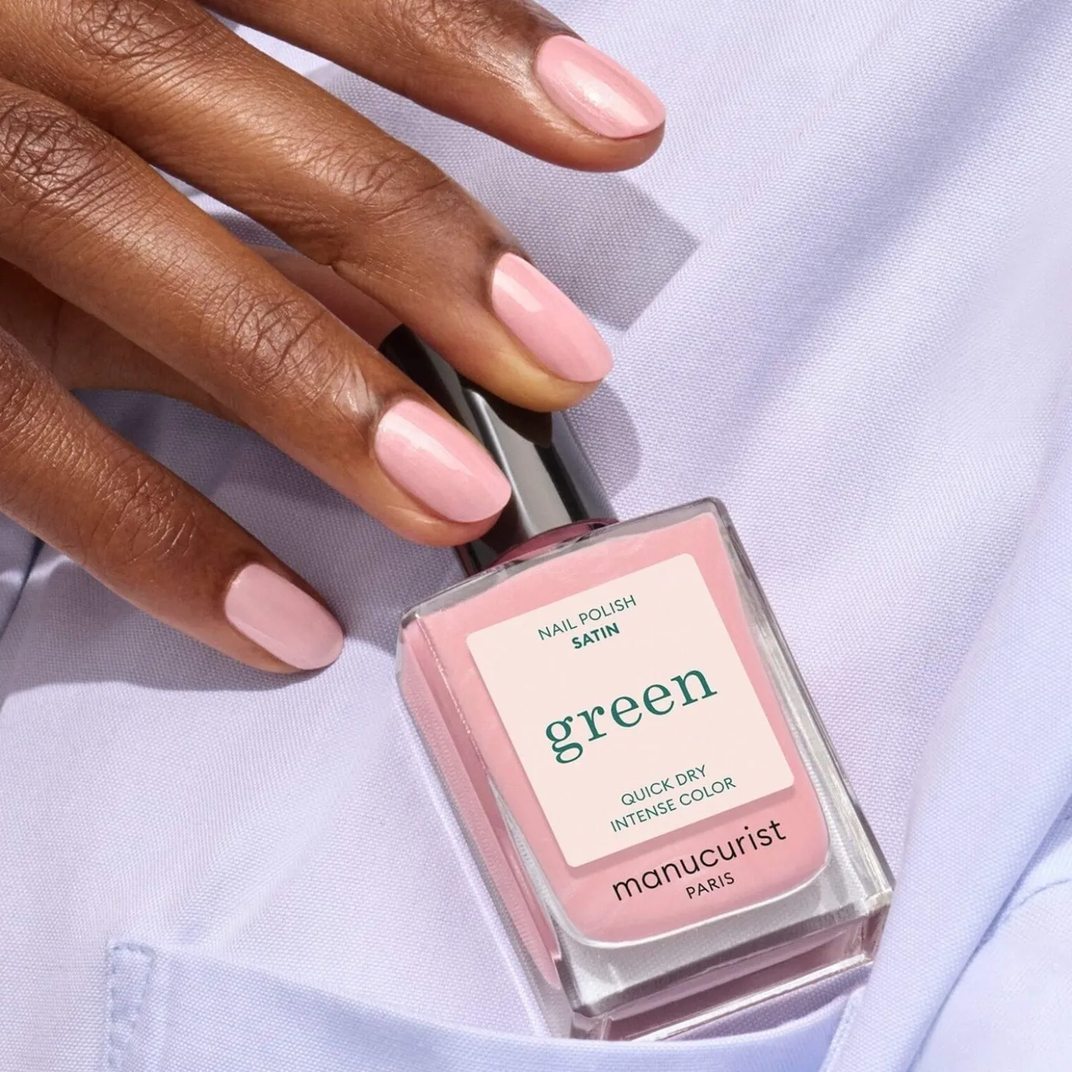 Manucurist Green Nail Polish Satin 15ml (0.5floz)