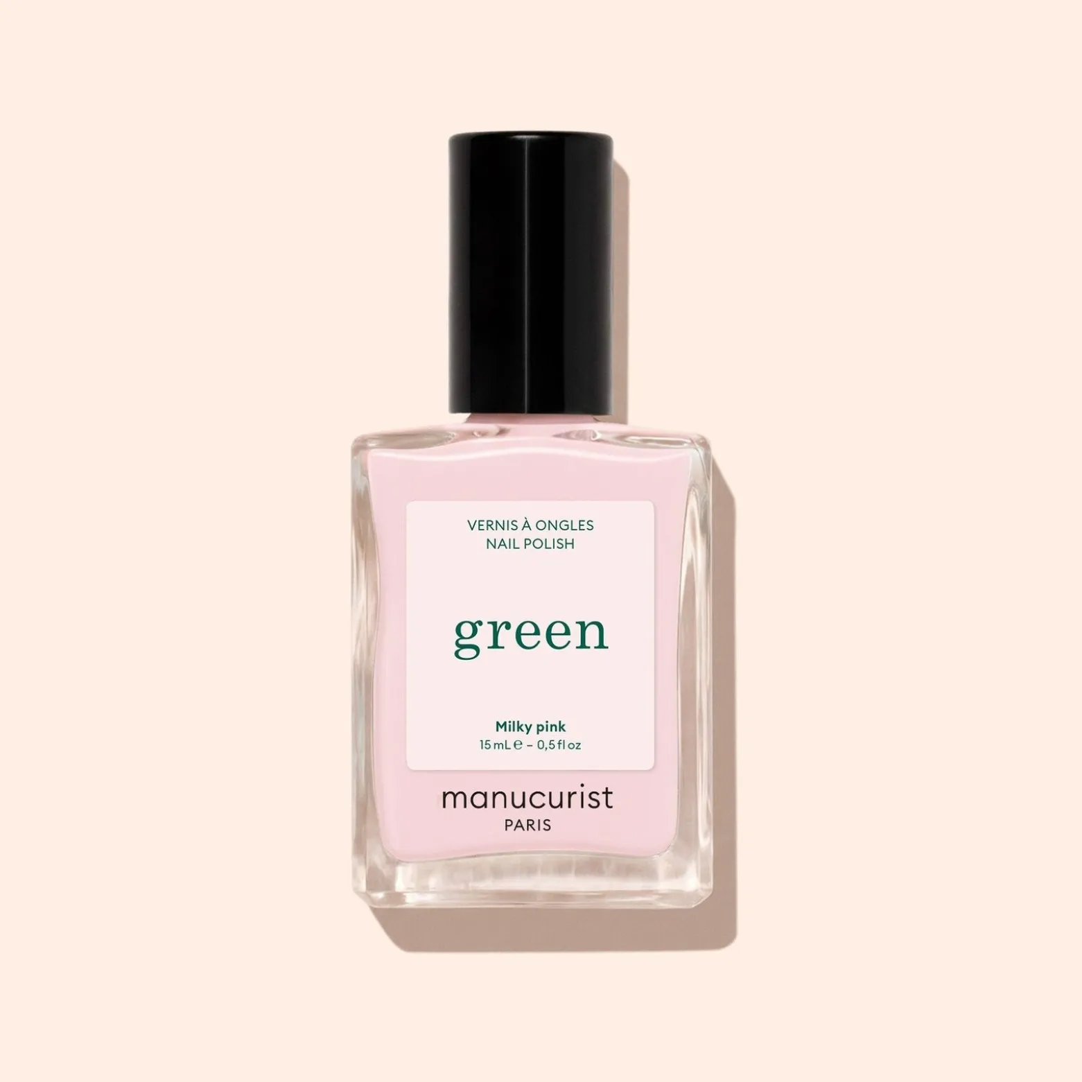 Manucurist Green Nail Polish Milky Pink 15ml (0.5floz)