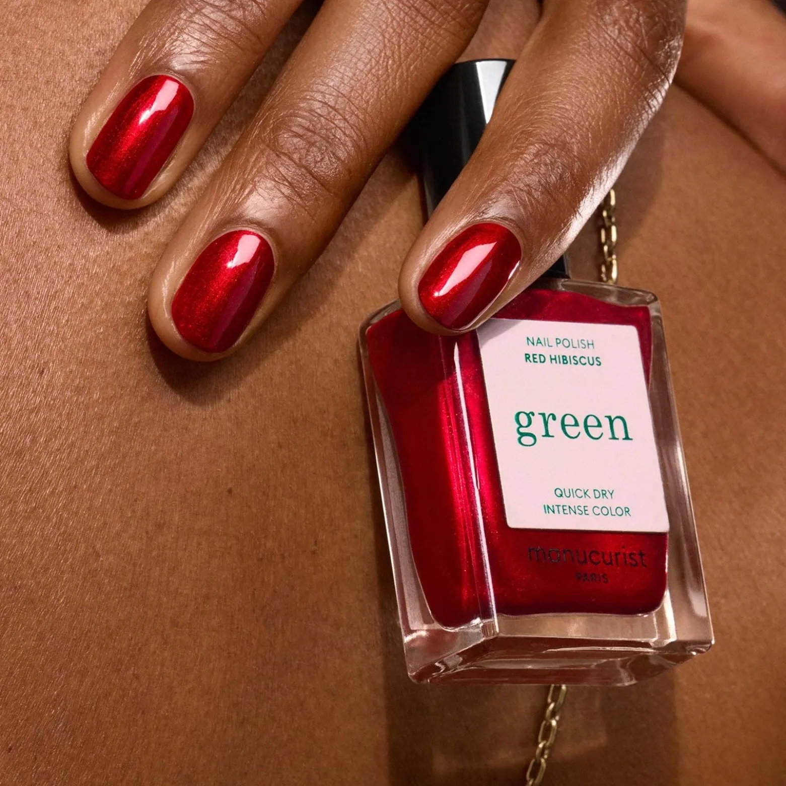 Manucurist Green Nail Polish Red Hibiscus 15ml (0.51floz)