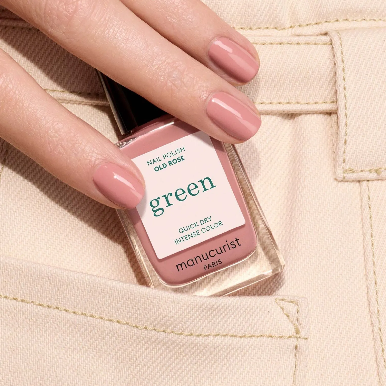 Manucurist Green Nail Polish Old Rose 15ml (0.51floz)