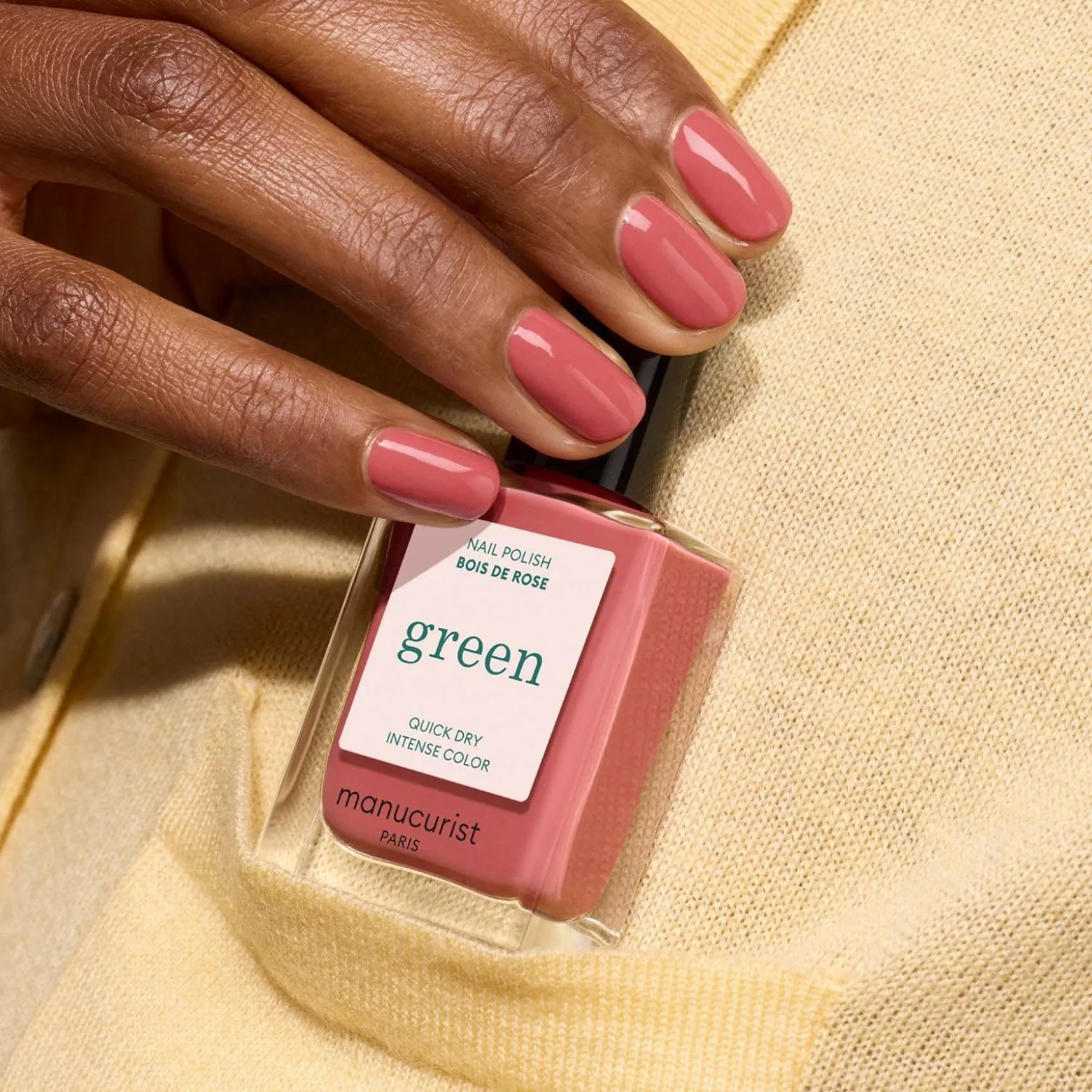 Manucurist Green Nail Polish Bois de Rose 15ml (0.51floz)