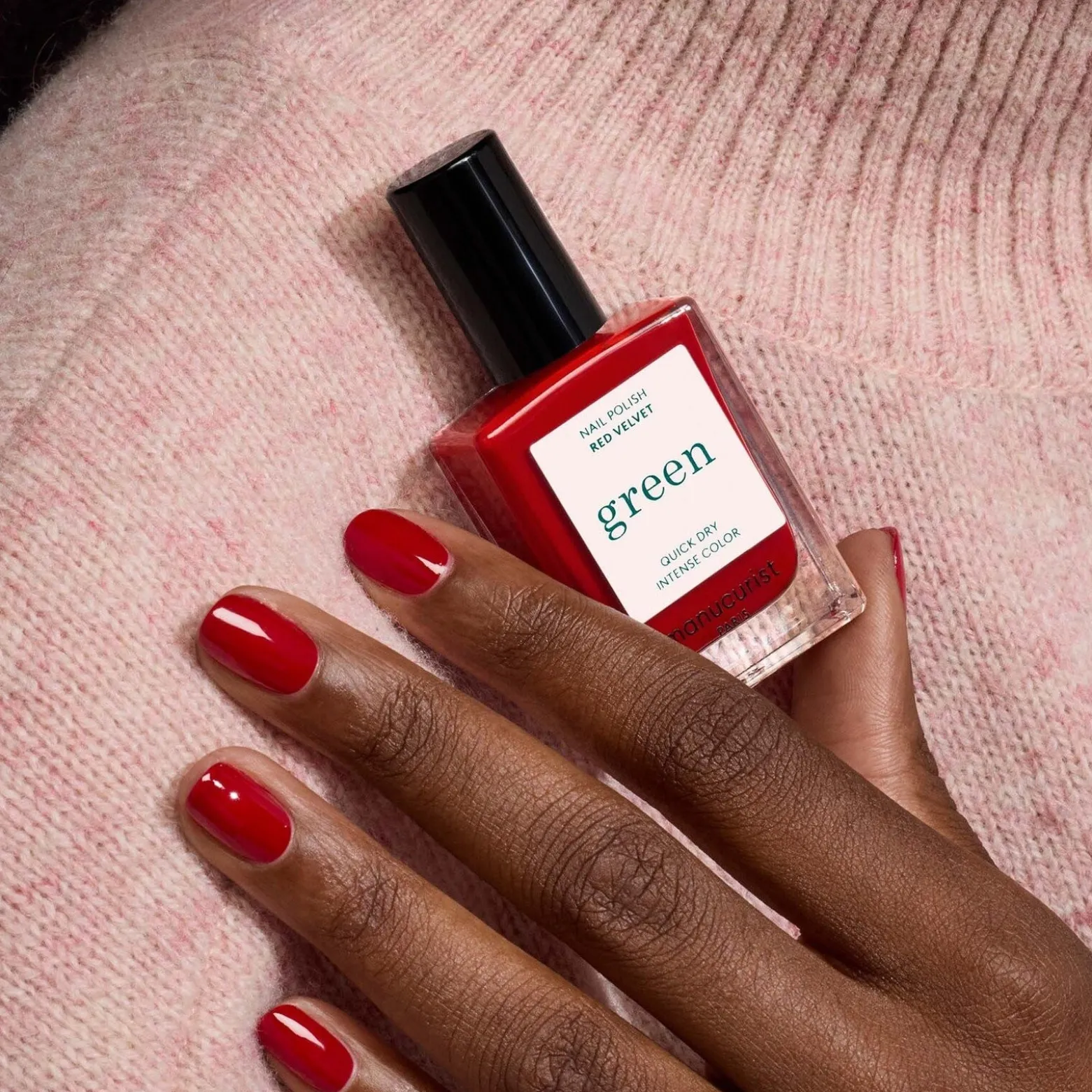 Manucurist Green Nail Polish Red Velvet 15ml (0.51floz)