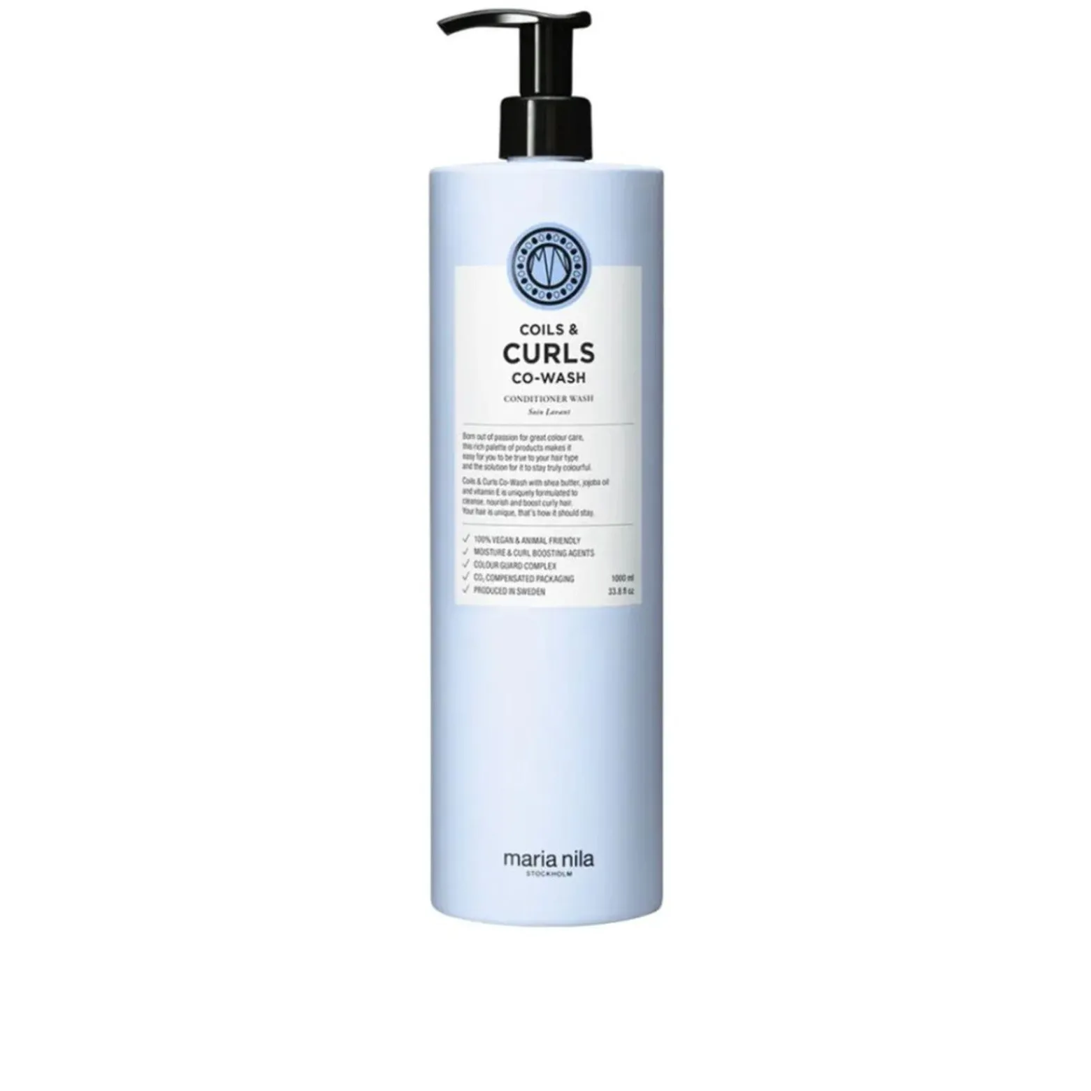 Maria Nila Coils & Curls Co-Wash Conditioner Wash 1L (33.8floz)