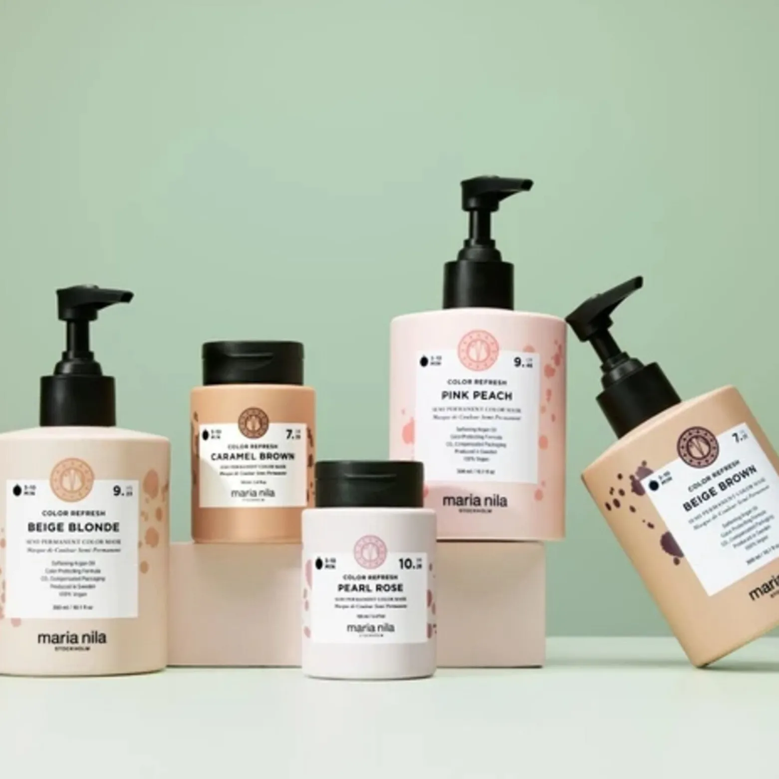 Maria Nila Color Refresh Semi-Permanent Color Mask 9.46 Pink Peach 100ml (3.4floz)