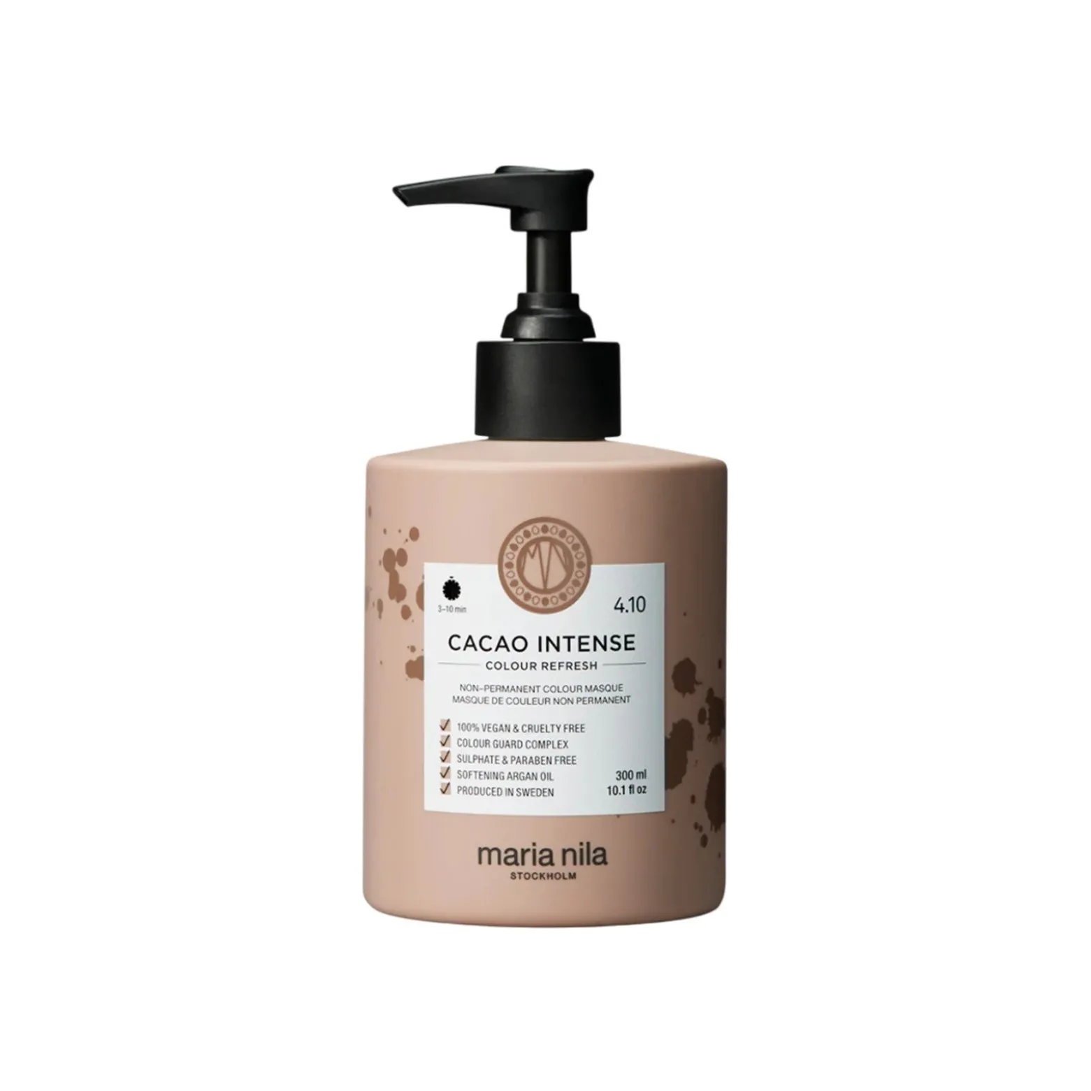 Maria Nila Color Refresh Non-Permanent Color Mask 4.10 Cacao Intense 300ml (10.1floz)