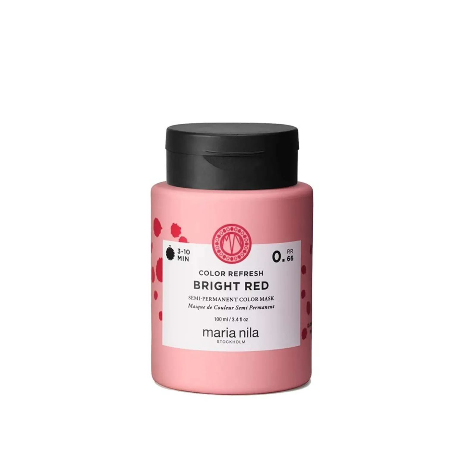 Maria Nila Color Refresh Semi-Permanent Color Mask 0.66 Bright Red 100ml (3.4floz)