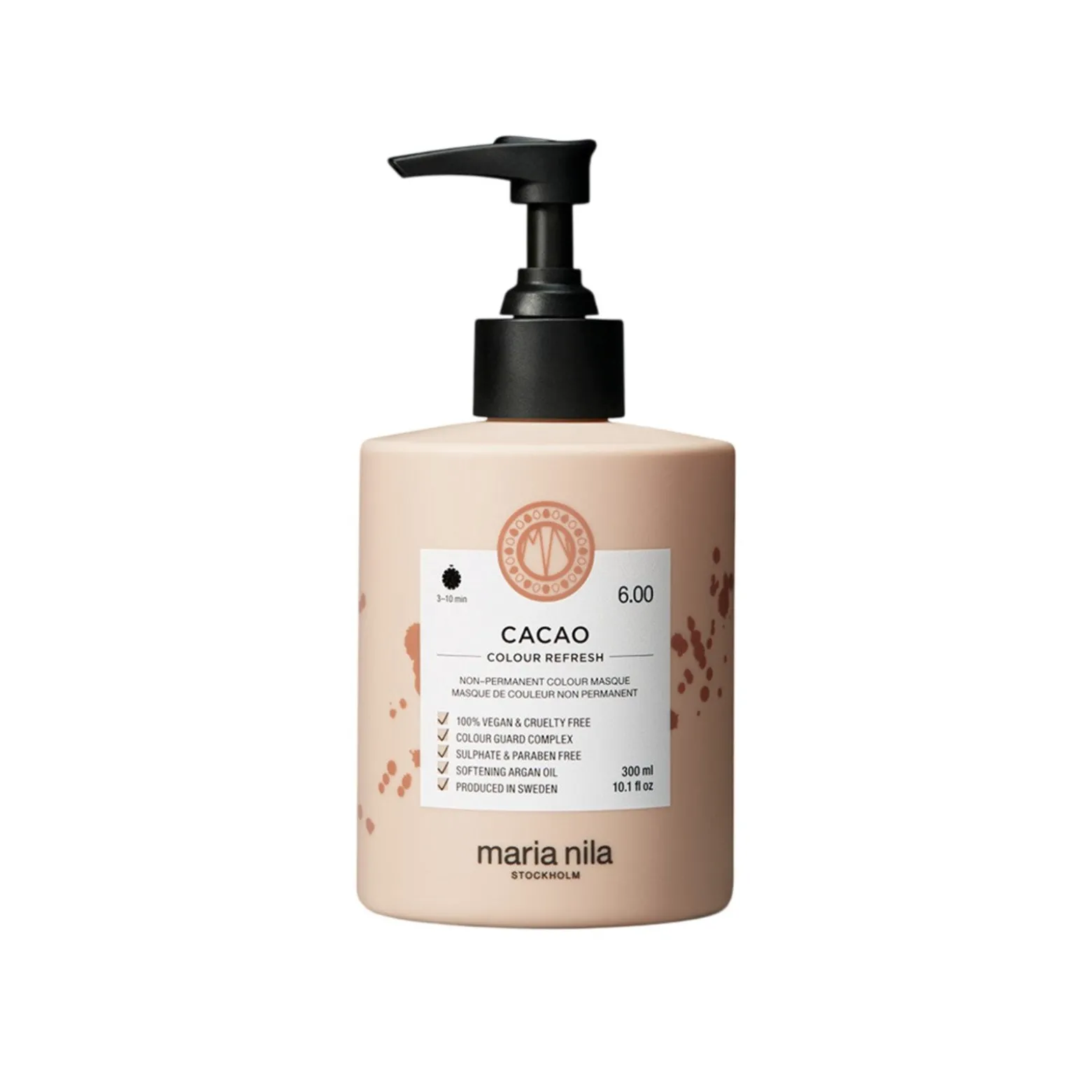 Maria Nila Color Refresh Semi-Permanent Color Mask 6.00 Cacao 300ml (10.1floz)
