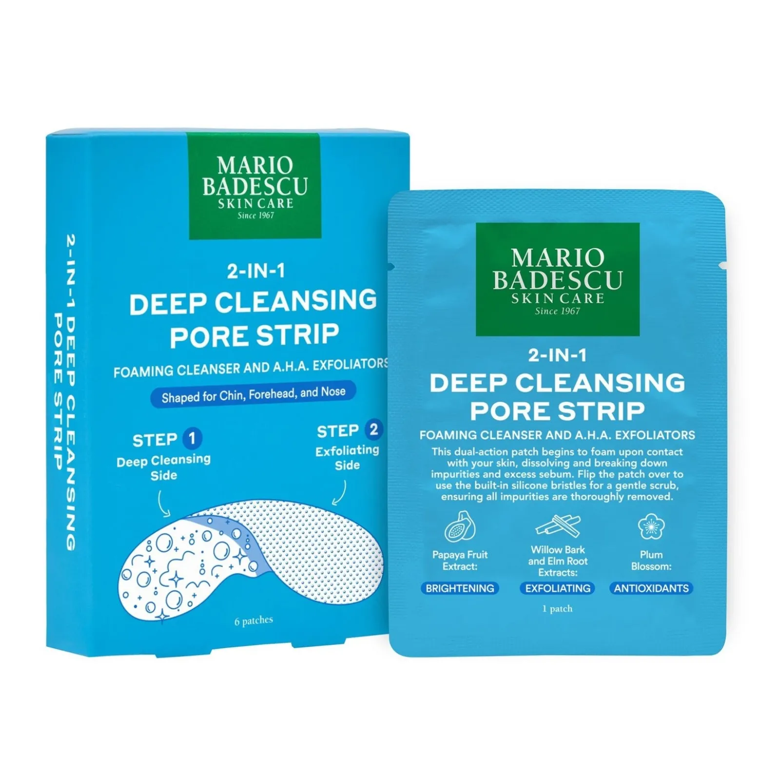 Mario Badescu 2-In-1 Deep Cleansing Pore Strip x6