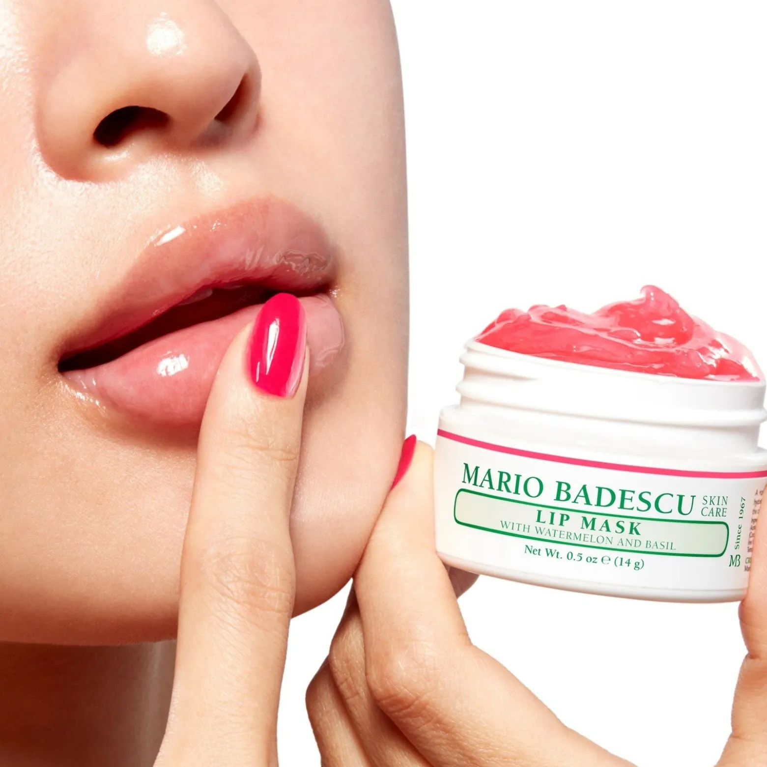Mario Badescu Lip Mask with Watermelon and Basil 14g (0.5oz)