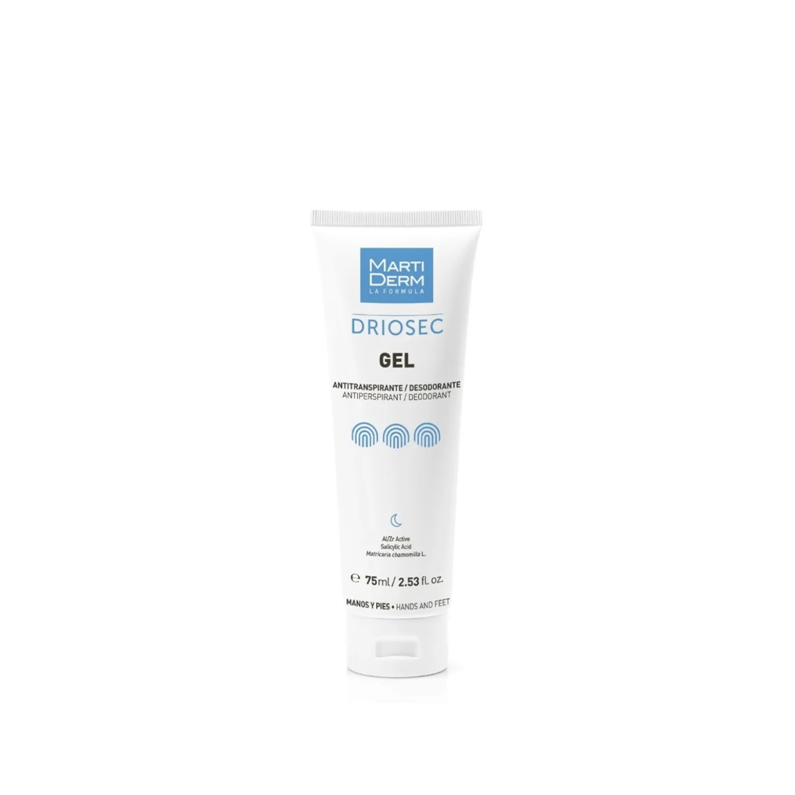 Martiderm Driosec Gel Antiperspirant/Deodorant Hands & Feet 75ml (2.54fl oz)