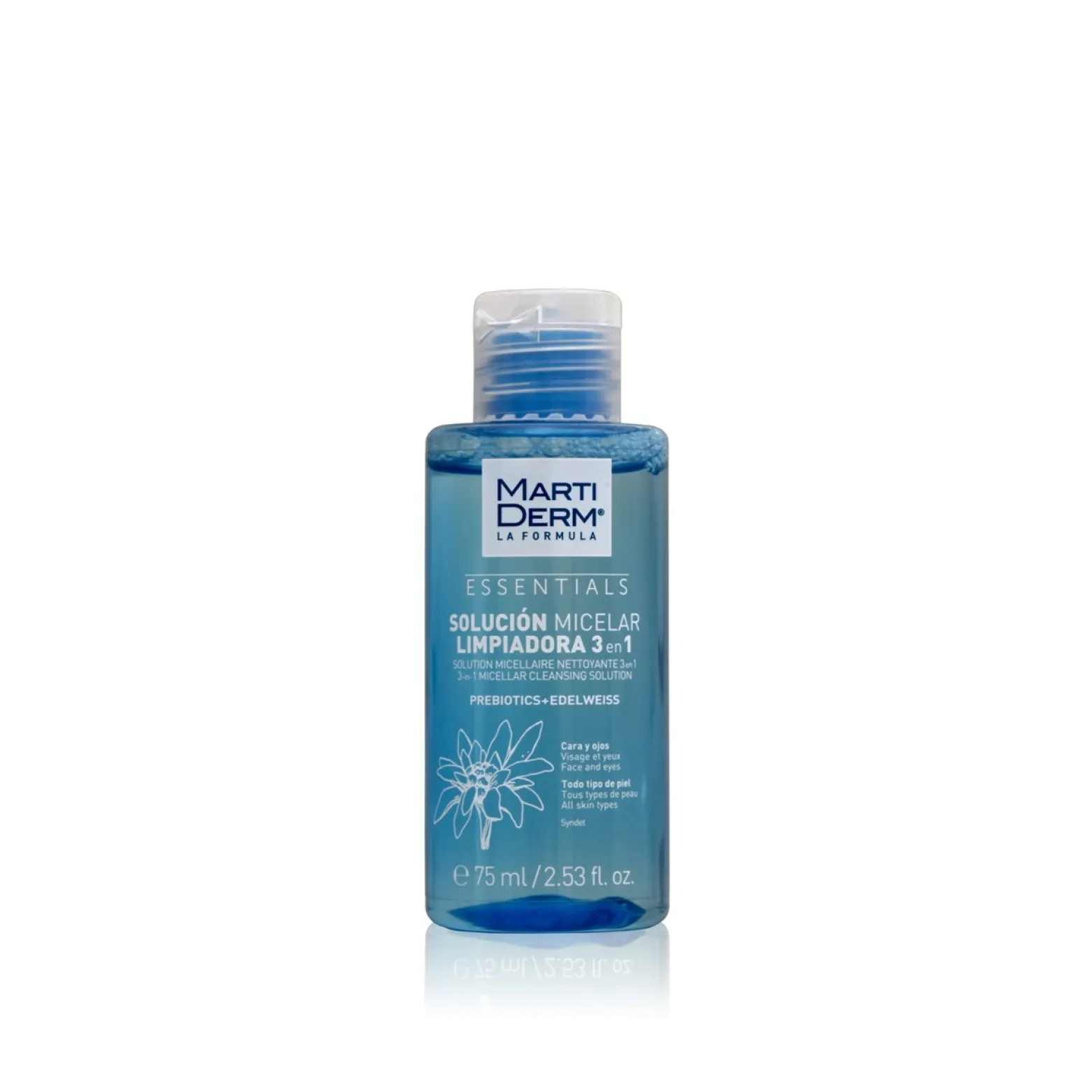 Martiderm Essentials 3-In-1 Micellar Cleansing Solution 75ml (2.54fl oz)