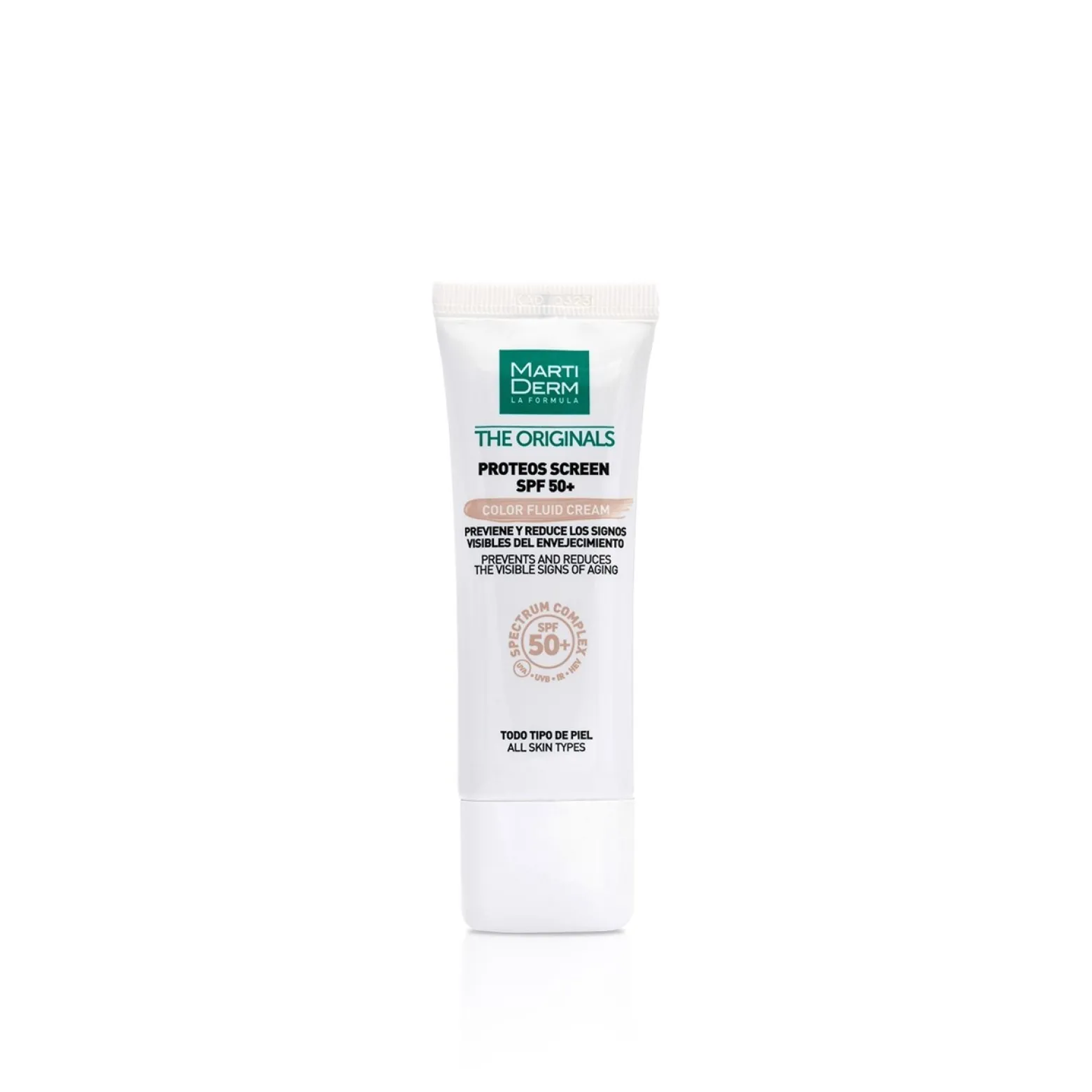 Martiderm The Originals Proteos Screen Color Fluid Cream SPF50+ 40ml (1.35fl oz)