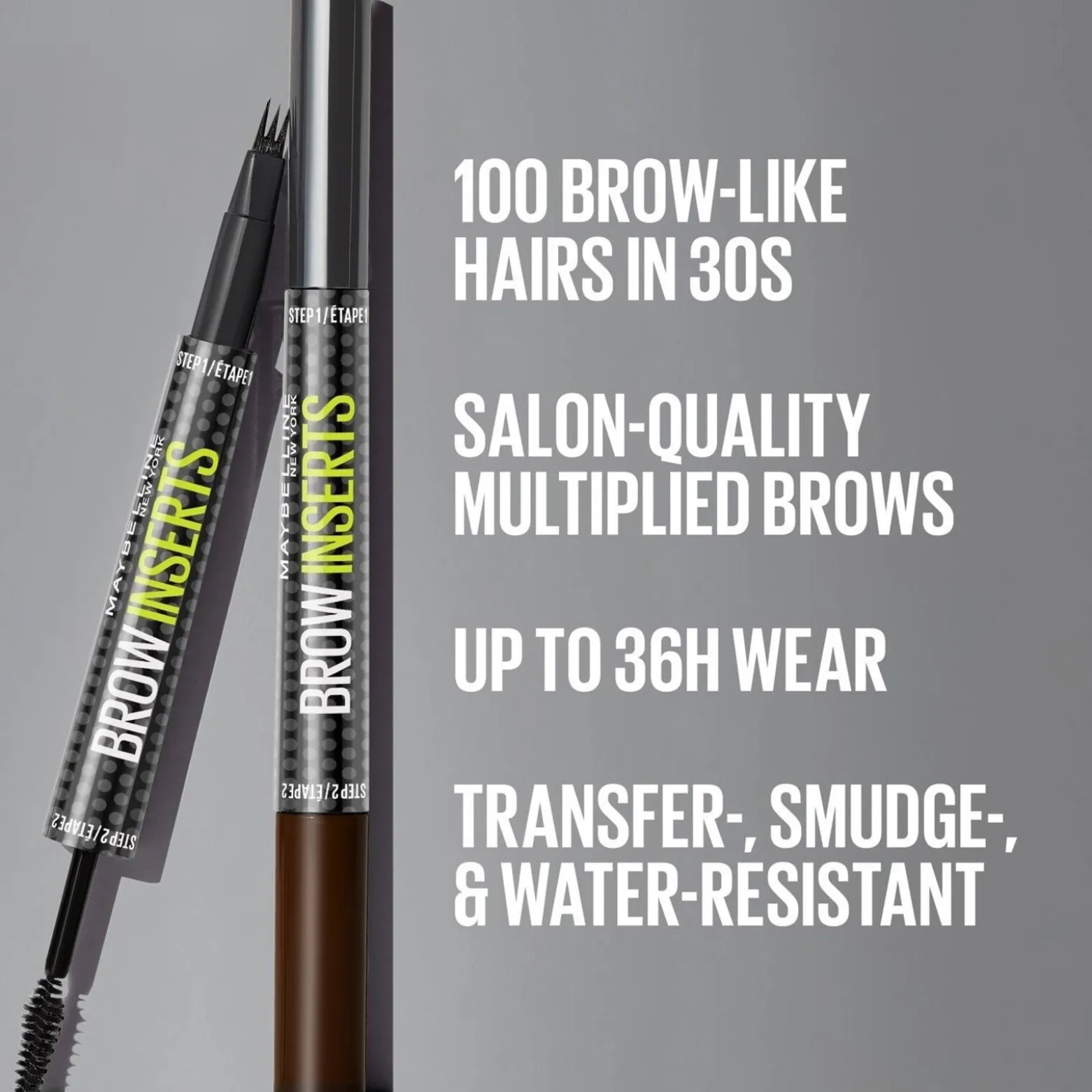 Maybelline Brow Inserts Brow Multiplying Tool 4.5 Ash Brown
