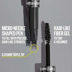 Maybelline Brow Inserts Brow Multiplying Tool 02 Soft Brown