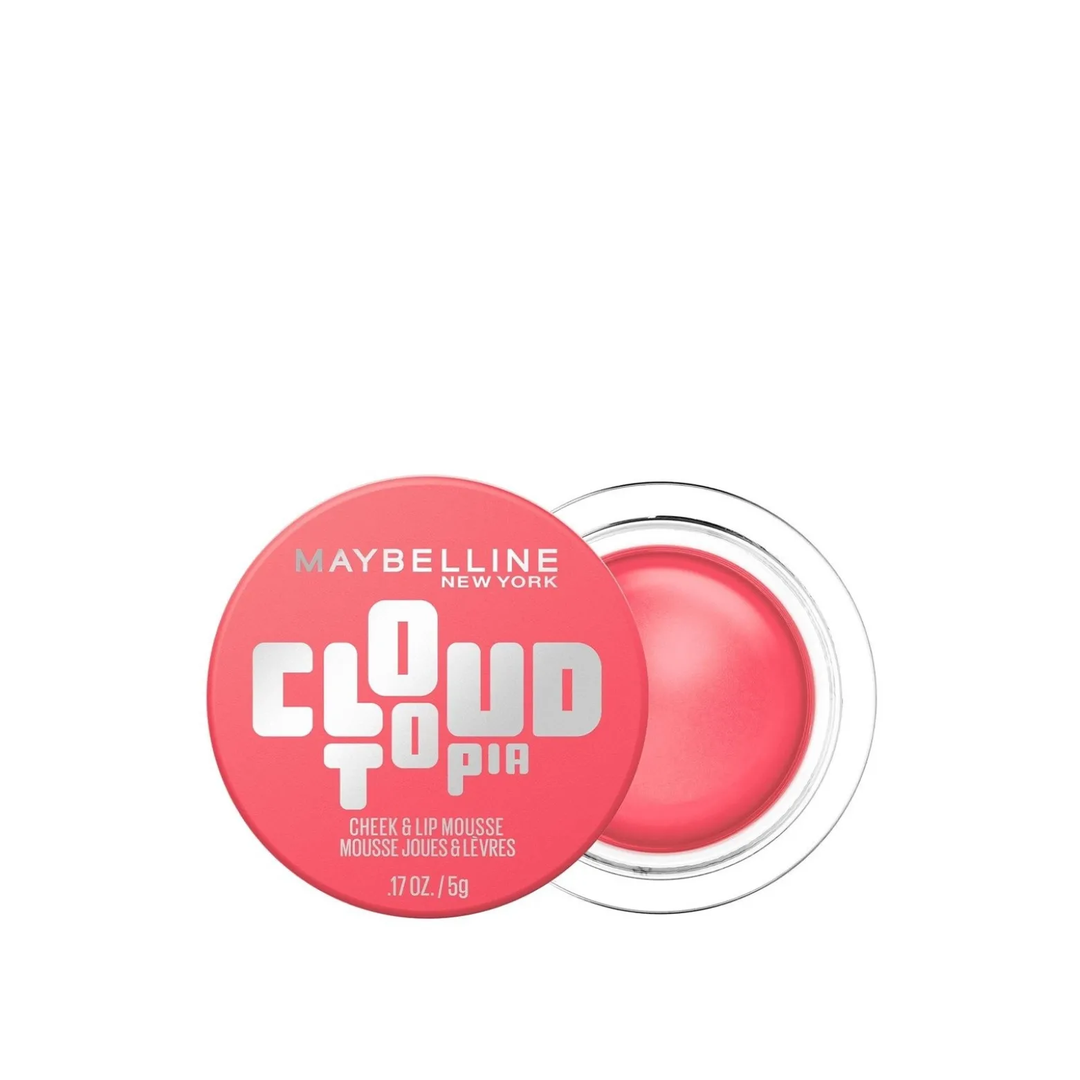 Maybelline Cloudtopia Cheek & Lip Mousse Blush 07 Moonlit Rose 5g (0.17oz)