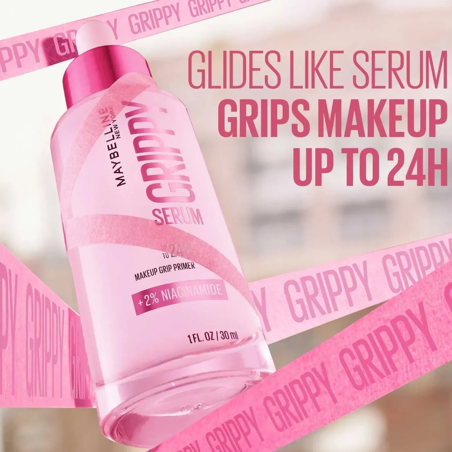 Maybelline Grippy Serum 24h Hydrating Grip Primer 30ml (1floz)