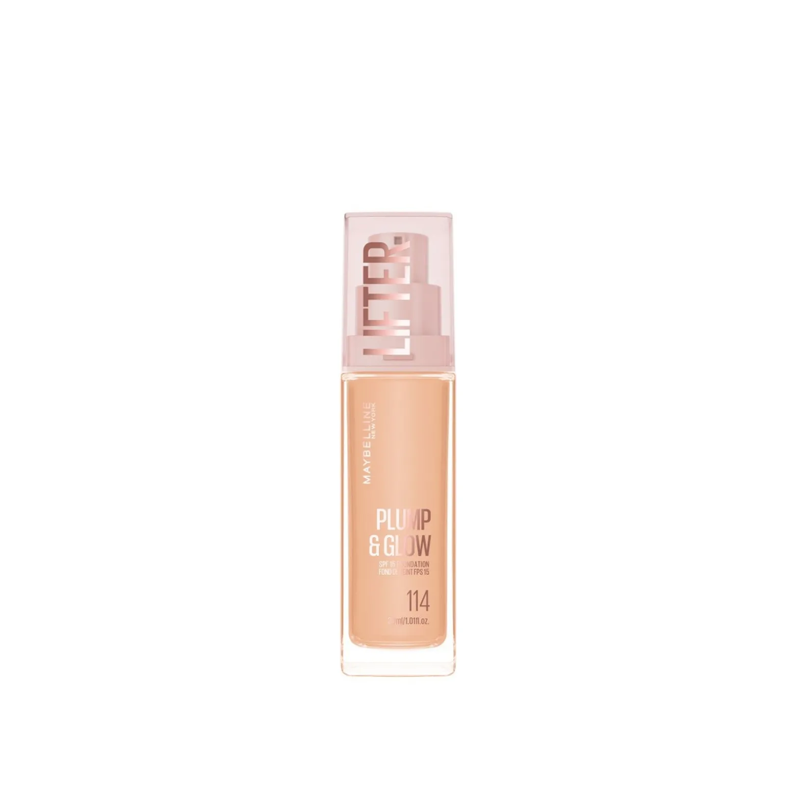 Maybelline Lifter Plump & Glow Foundation SPF15 114 30ml (1.01floz)