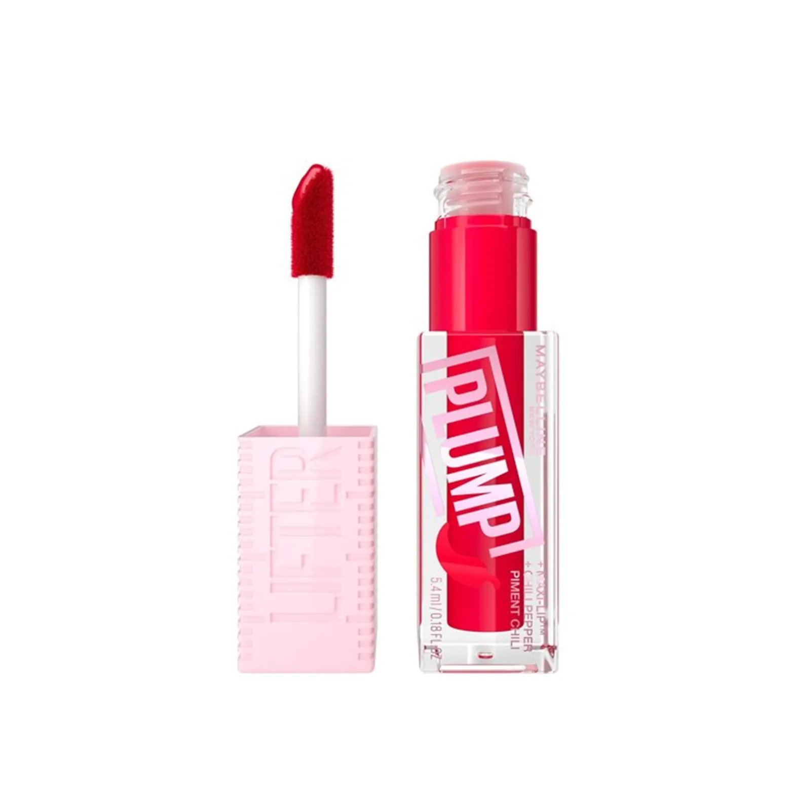 Maybelline Lifter Plump Lip Plumping Gloss 004 Red Flag 5.4ml (0.18 fl oz)