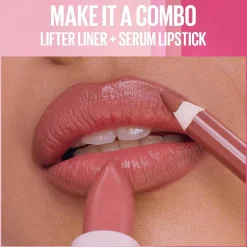 Maybelline Moisturizing Serum Satin Lipstick 108 Fit Check
