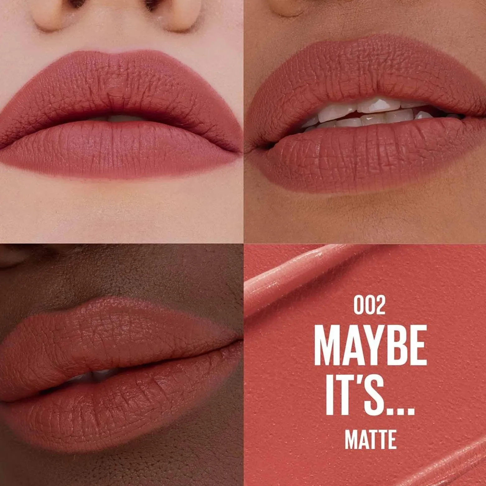 Maybelline Moisturizing Serum Matte Lipstick 002 Maybe It’s...