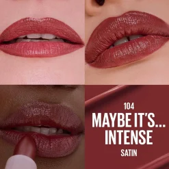 Maybelline Moisturizing Serum Satin Lipstick 104 Maybe It’s Intense