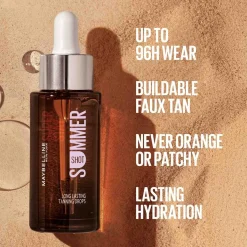 Maybelline Super Stay Summer Shot Long Lasting Tanning Drops 30ml (1.0floz)