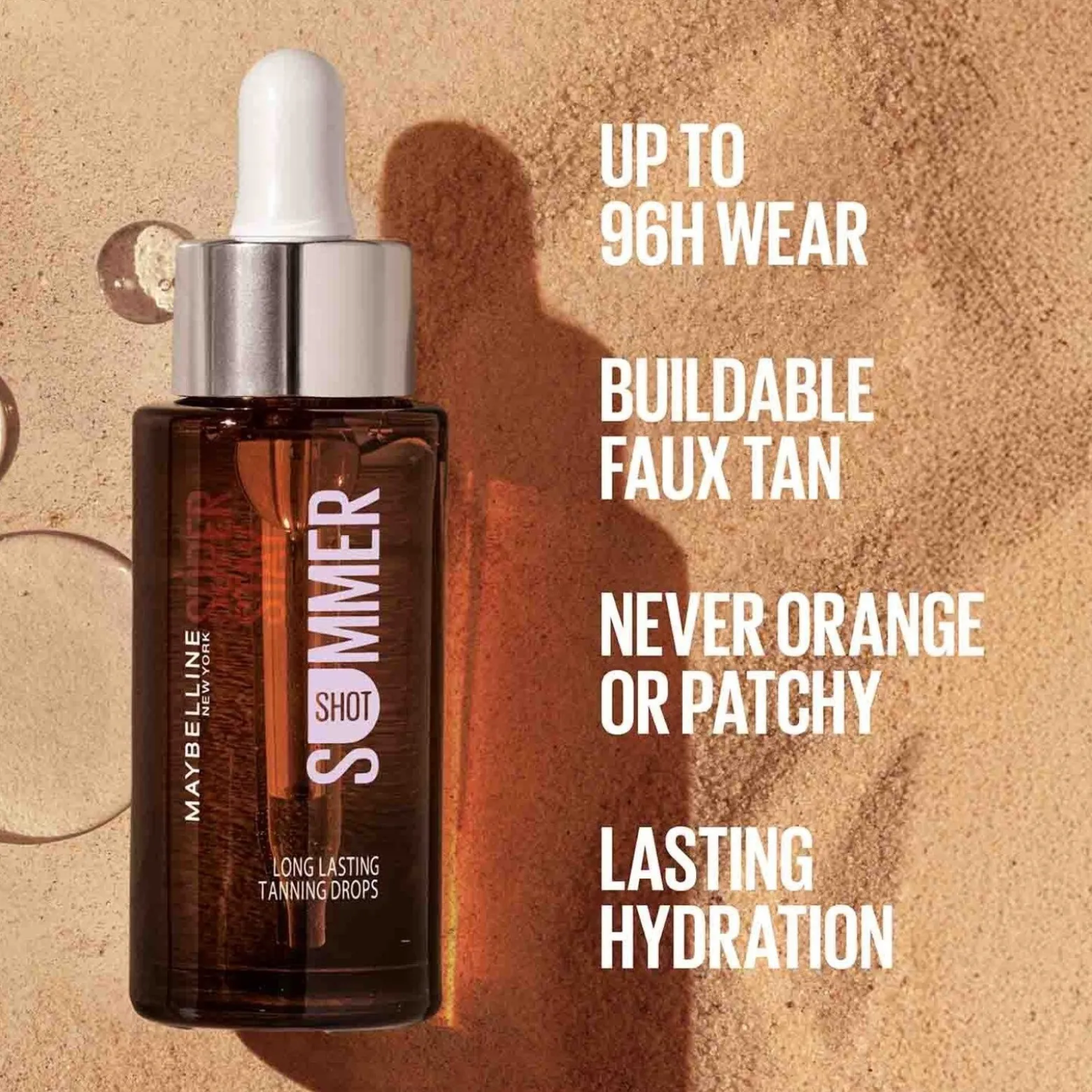 Maybelline Super Stay Summer Shot Long Lasting Tanning Drops 30ml (1.0floz)