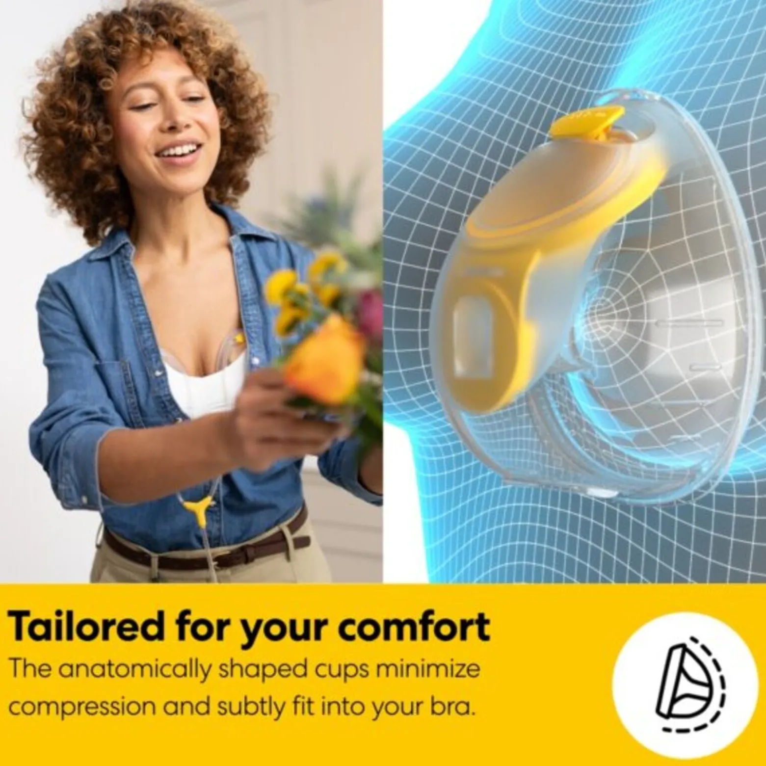 Medela Freestyle Mini Hands-Free Single Electric Breast Pump x1
