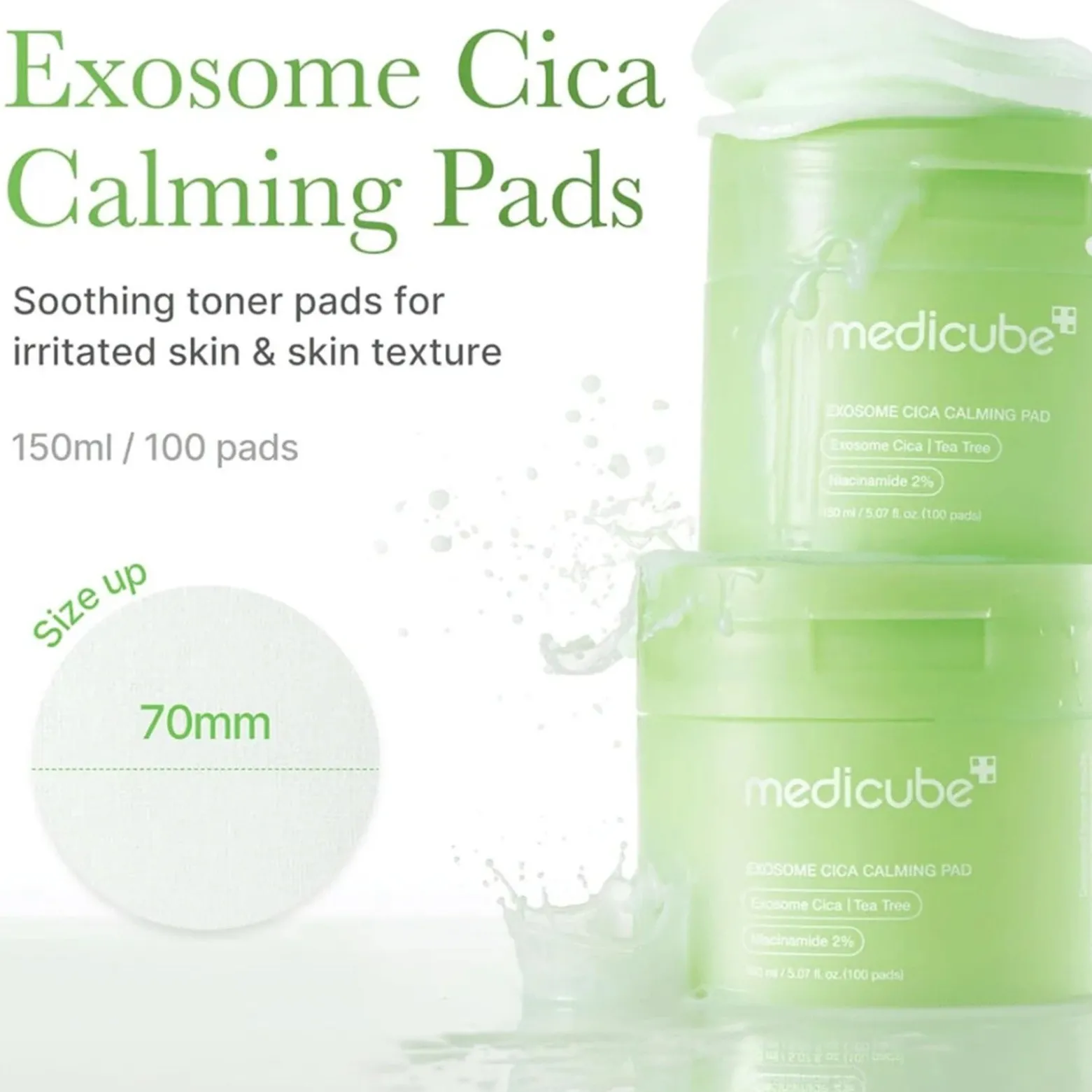 Medicube Exosome Cica Calming Pad x100