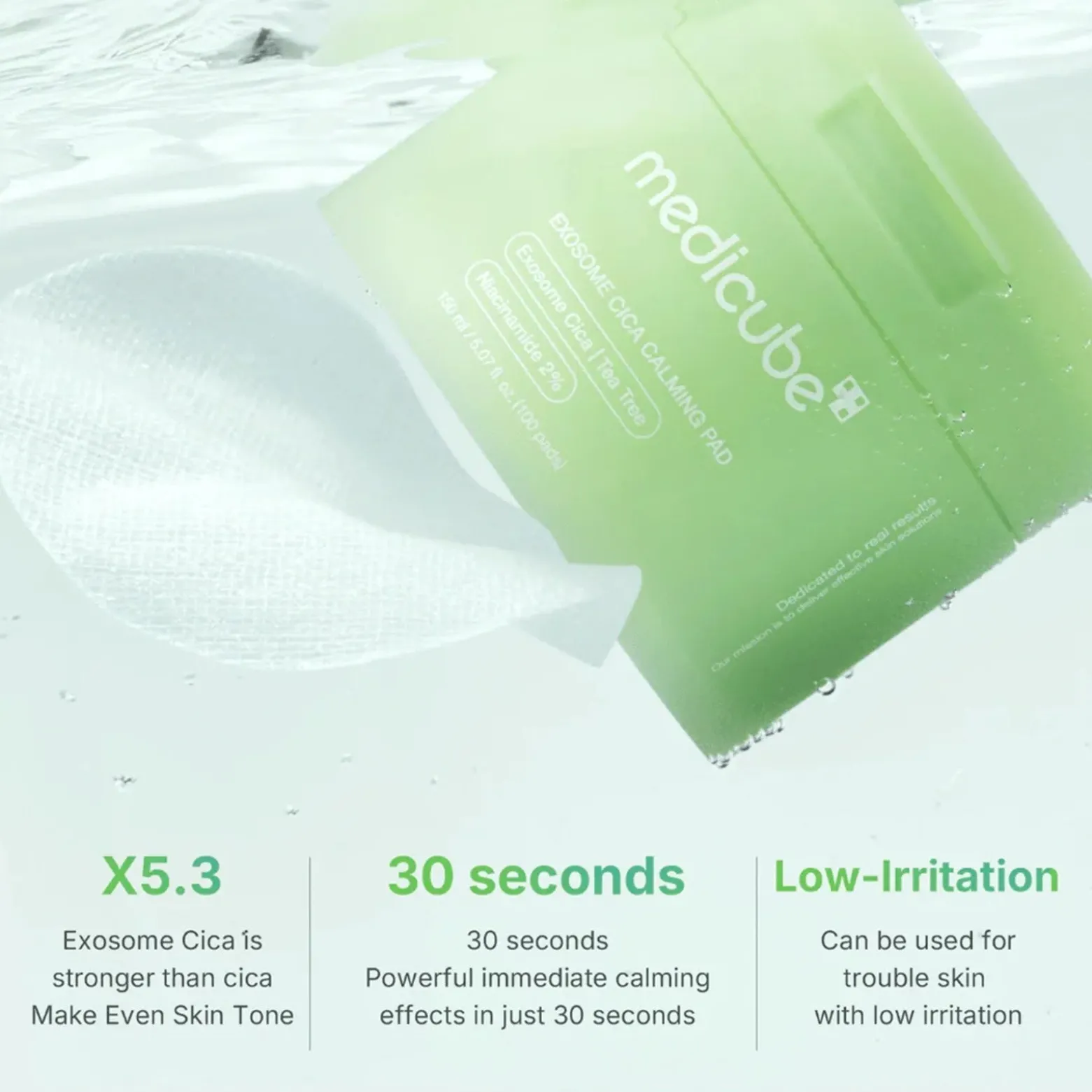 Medicube Exosome Cica Calming Pad x100
