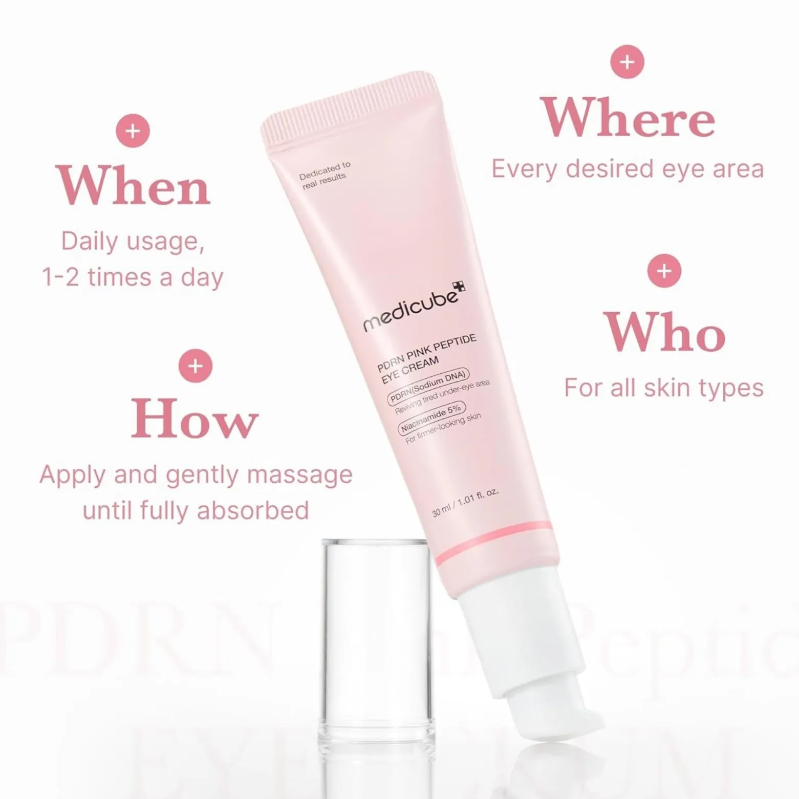 Medicube PDRN Pink Peptide Eye Cream 30ml (1.01floz)