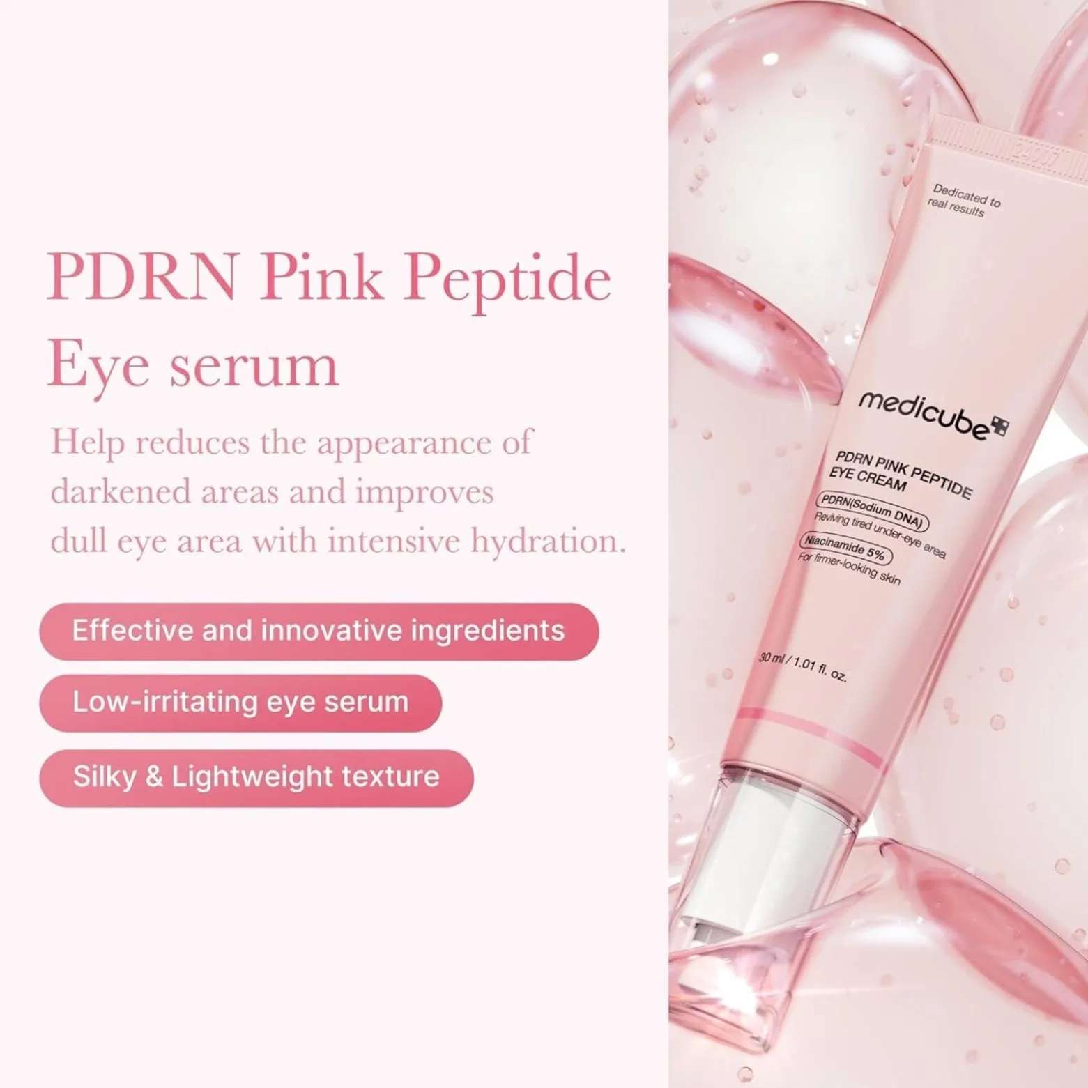 Medicube PDRN Pink Peptide Eye Cream 30ml (1.01floz)